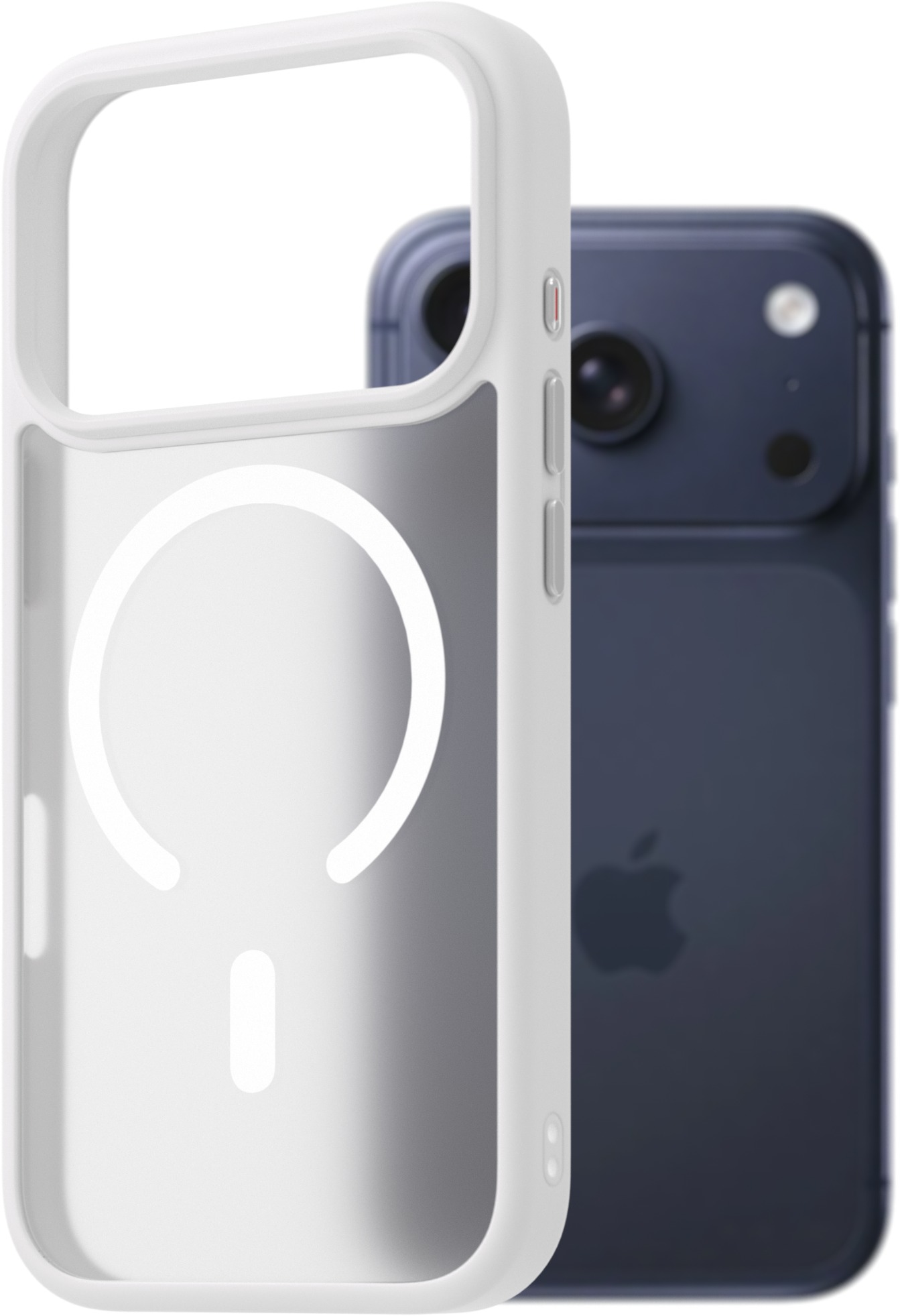 AlzaGuard Matte Case Compatible with Magsafe pre iPhone 17 Pro biely