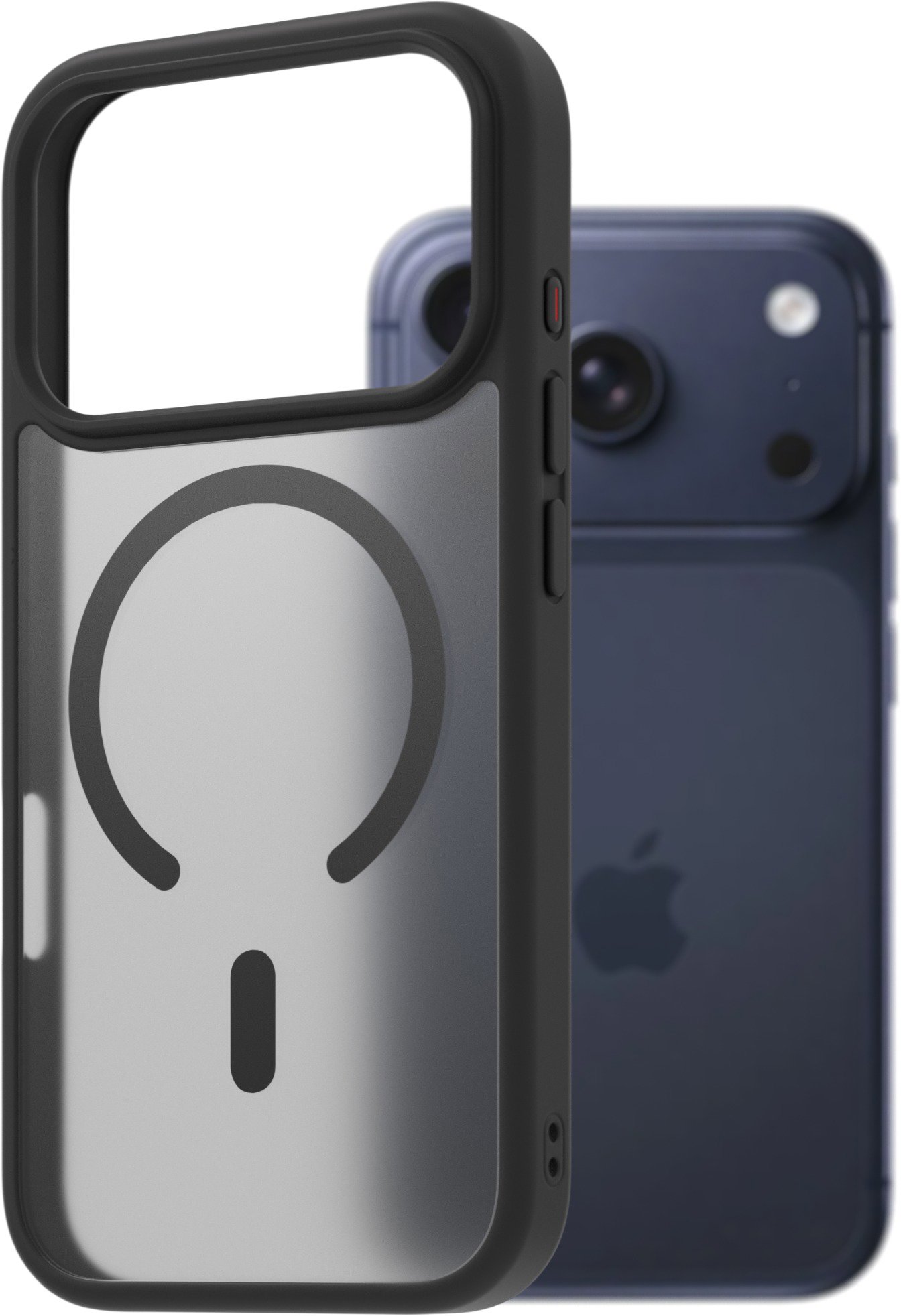AlzaGuard Matte Case Compatible with MagSafe pre iPhone 17 Pro čierny