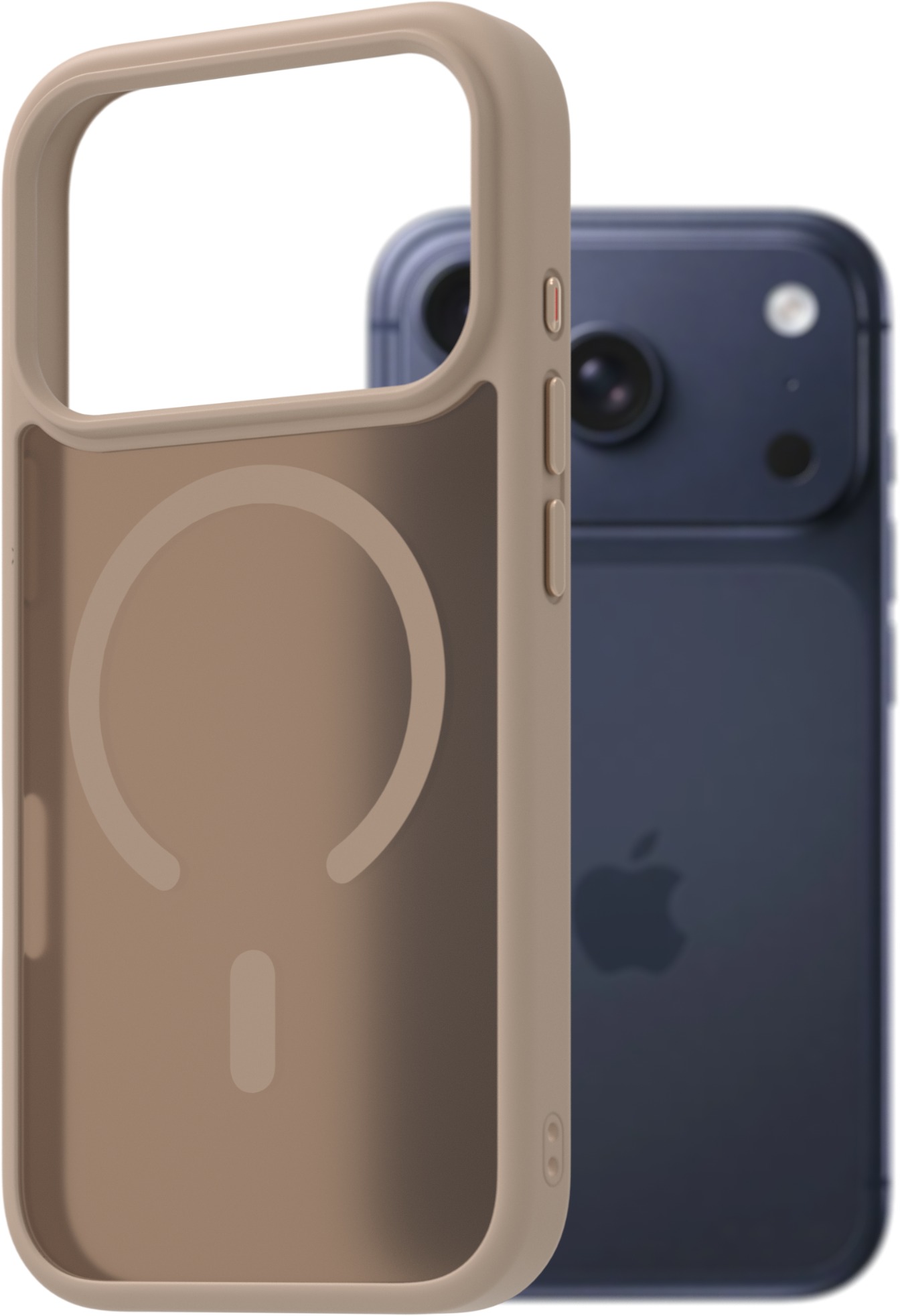 AlzaGuard Matte Case Compatible with Magsafe pre iPhone 17 Pro pieskovo žltý