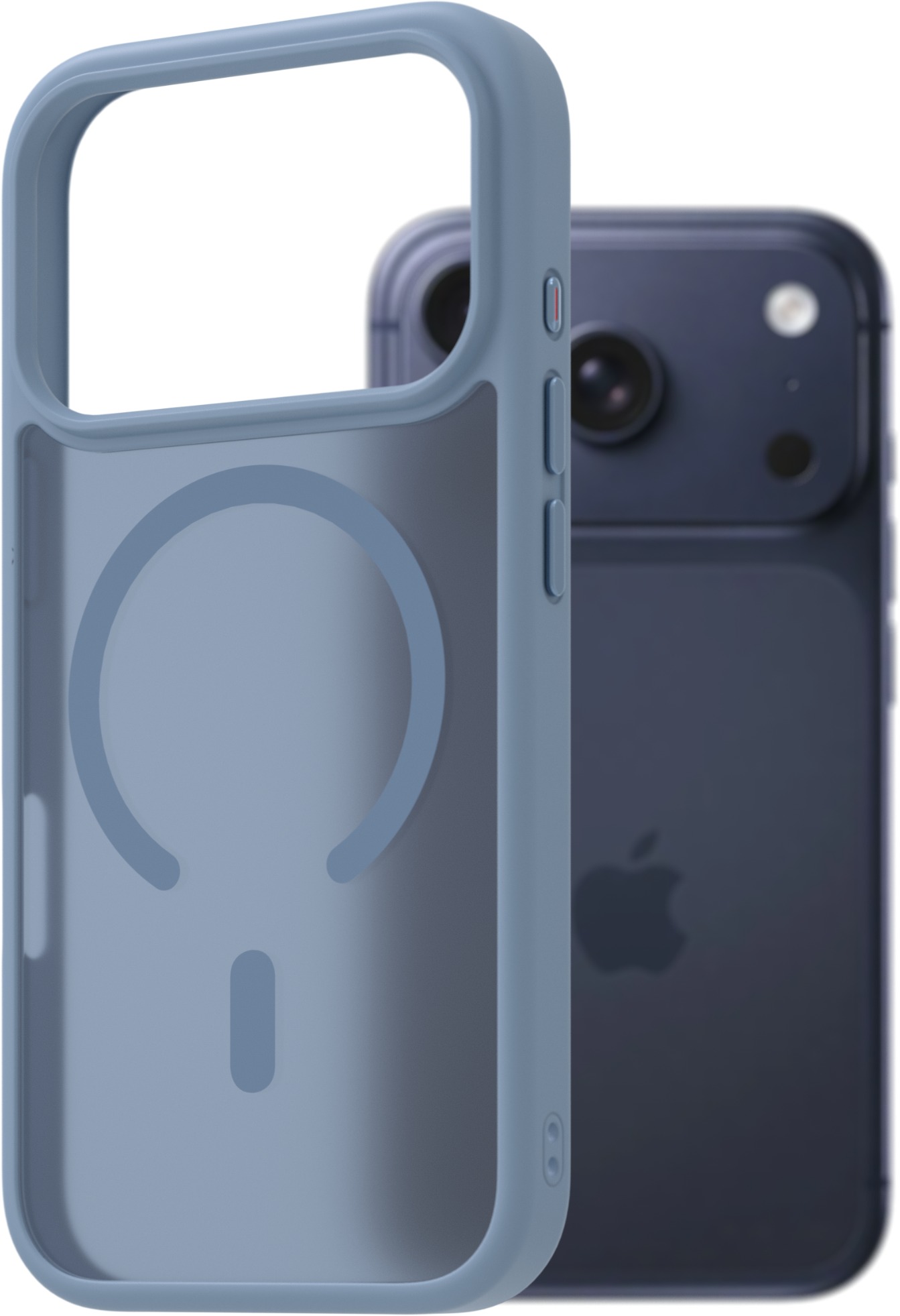 AlzaGuard Matte Case Compatible with MagSafe pre iPhone 17 Pro svetlo modrý