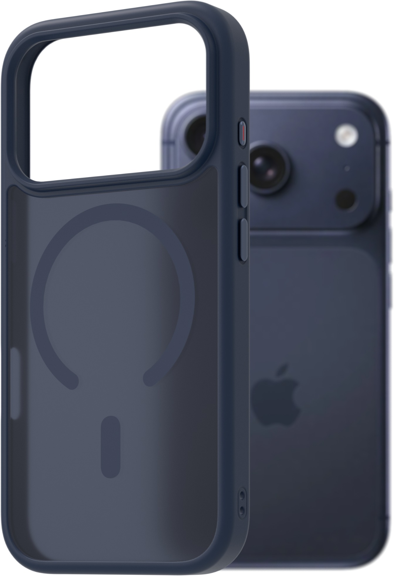 AlzaGuard Matte Case Compatible with MagSafe pre iPhone 17 Pro tmavomodrý