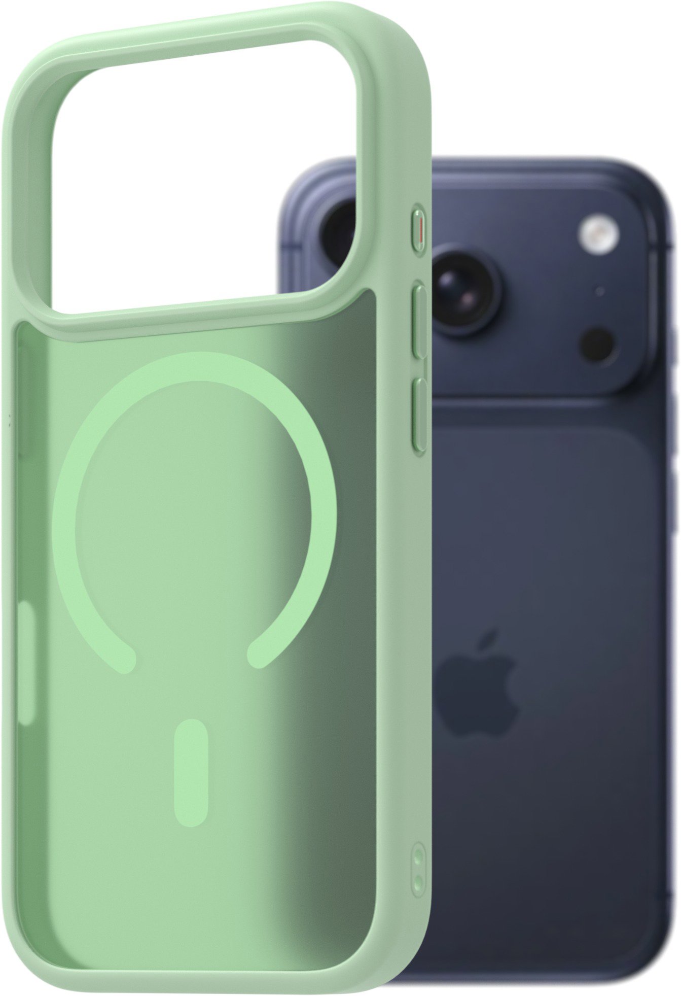 AlzaGuard Matte Case Compatible with MagSafe pre iPhone 17 Pro zelený