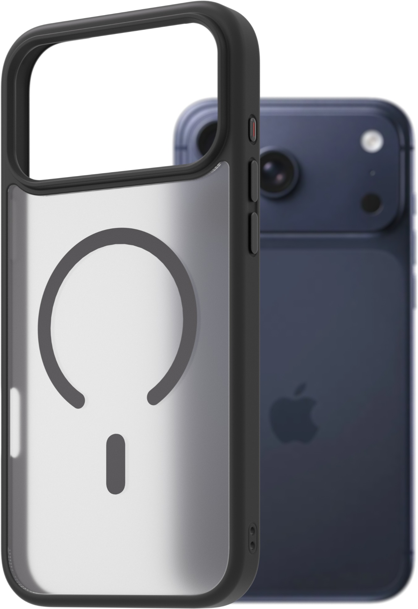 AlzaGuard Matte Case Compatible with MagSafe pre iPhone 17 Pro Max čierny