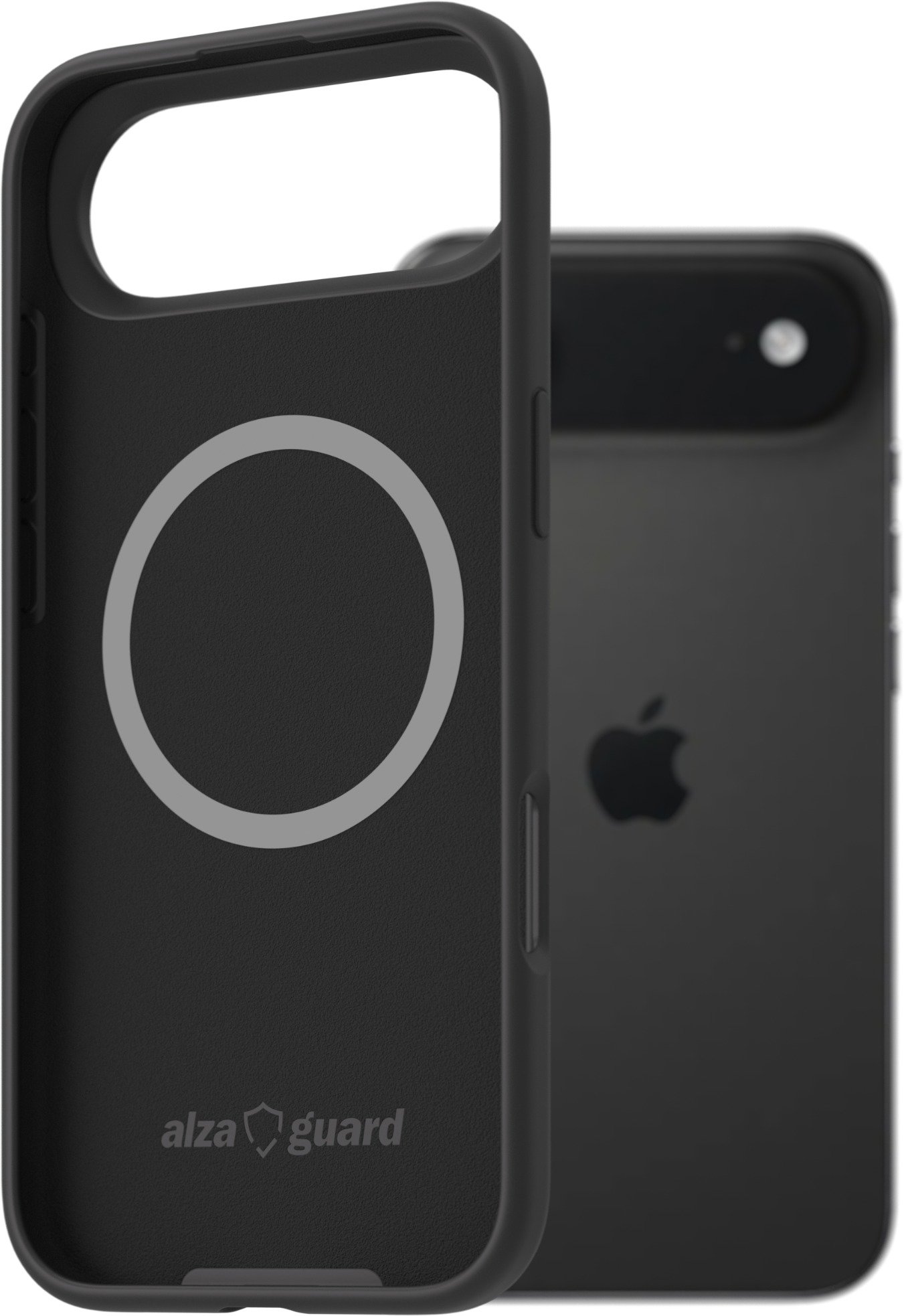 AlzaGuard Silicone Case Compatible with Magsafe na iPhone Air čierny