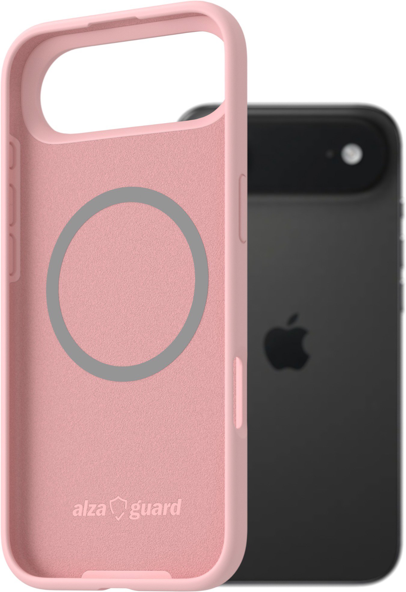 AlzaGuard Silicone Case Compatible with Magsafe na iPhone Air ružový