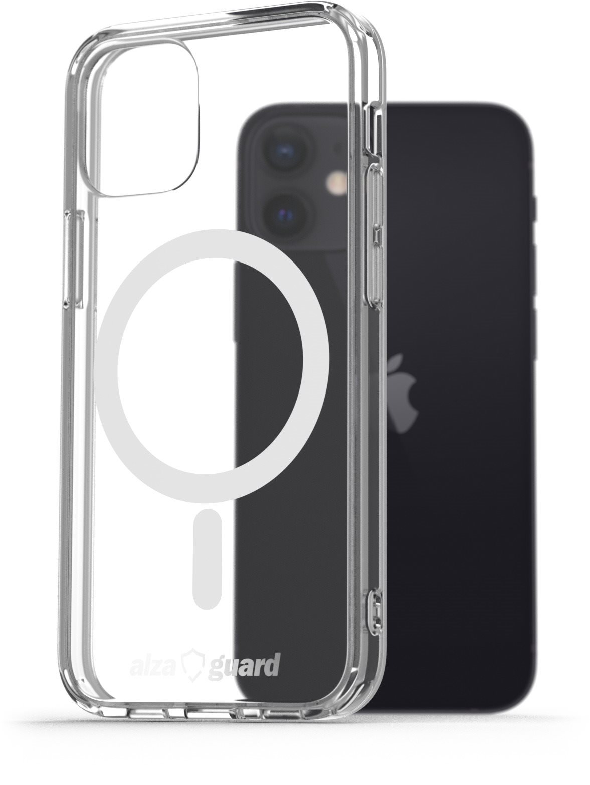 AlzaGuard Crystal Clear TPU Case Compatible with Magsafe iPhone 12 Mini