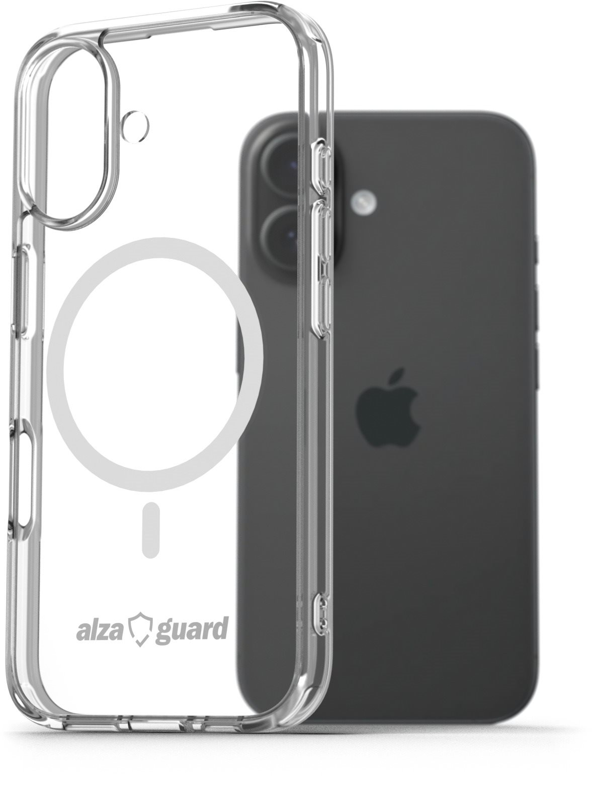 AlzaGuard Crystal Clear TPU Case Compatible with Magsafe na iPhone 16
