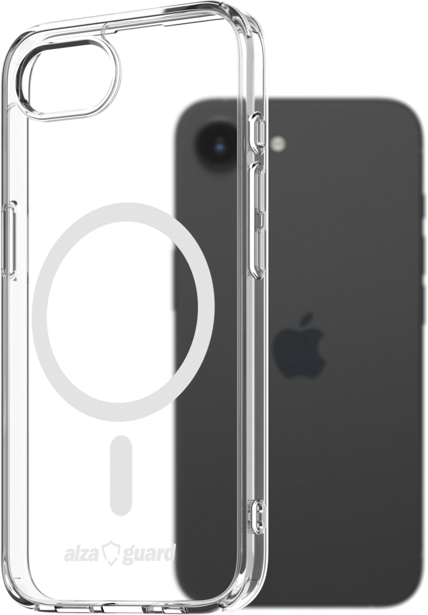AlzaGuard Crystal Clear TPU Case Compatible with Magsafe pre iPhone 16e / 17e