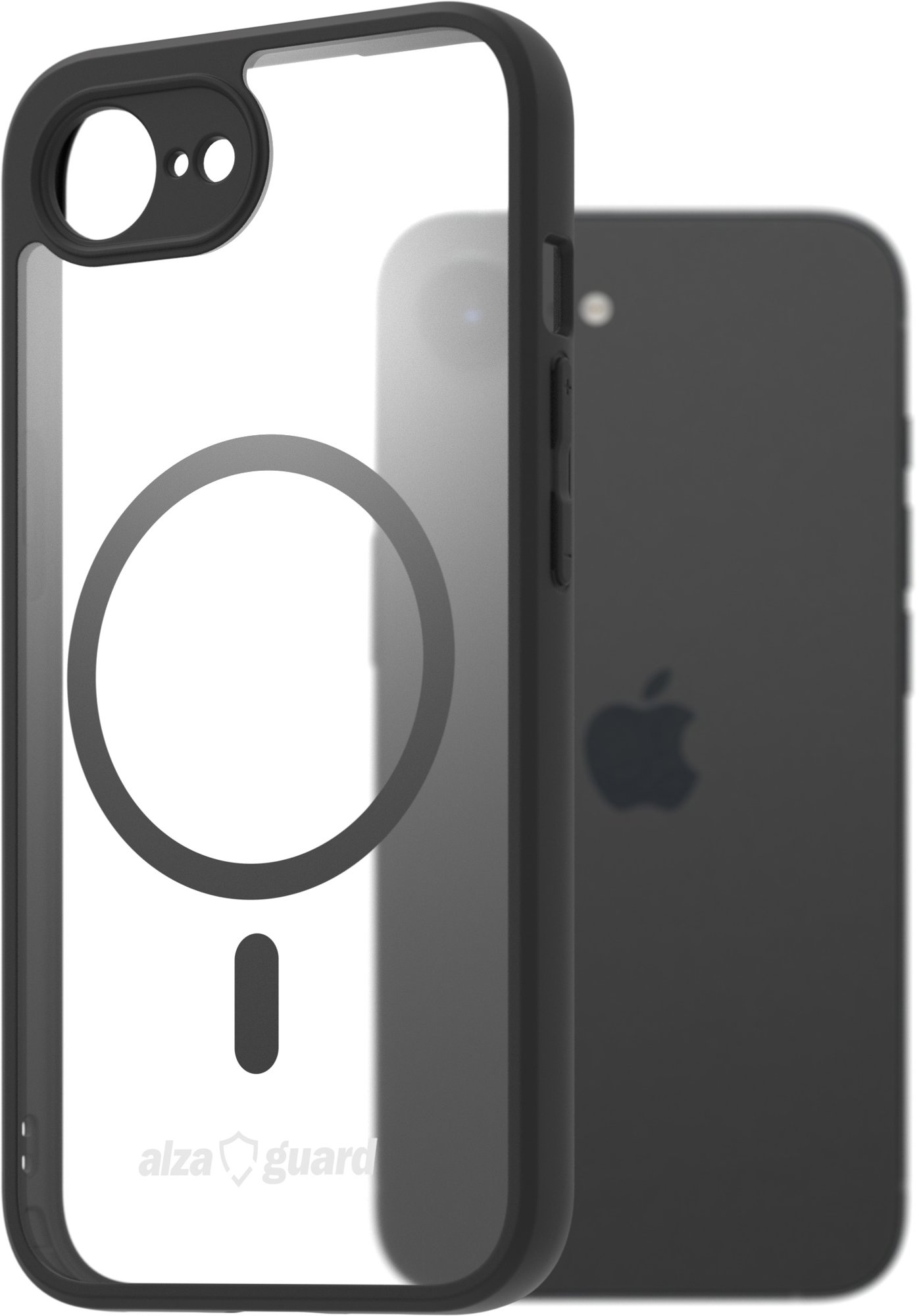 AlzaGuard Clear TPU Case Compatible with Magsafe pre iPhone 16e / 17e