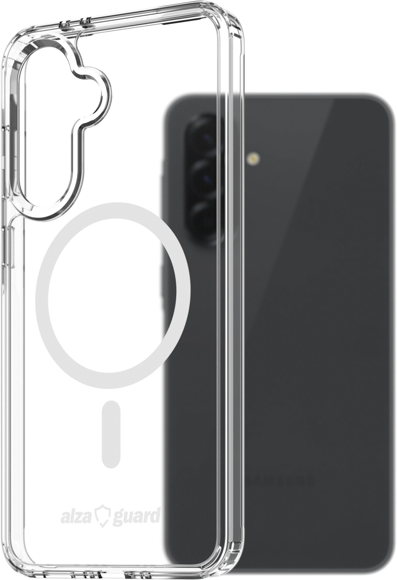 AlzaGuard Crystal Clear TPU Case Compatible with Magsafe na Samsung Galaxy A36 5G