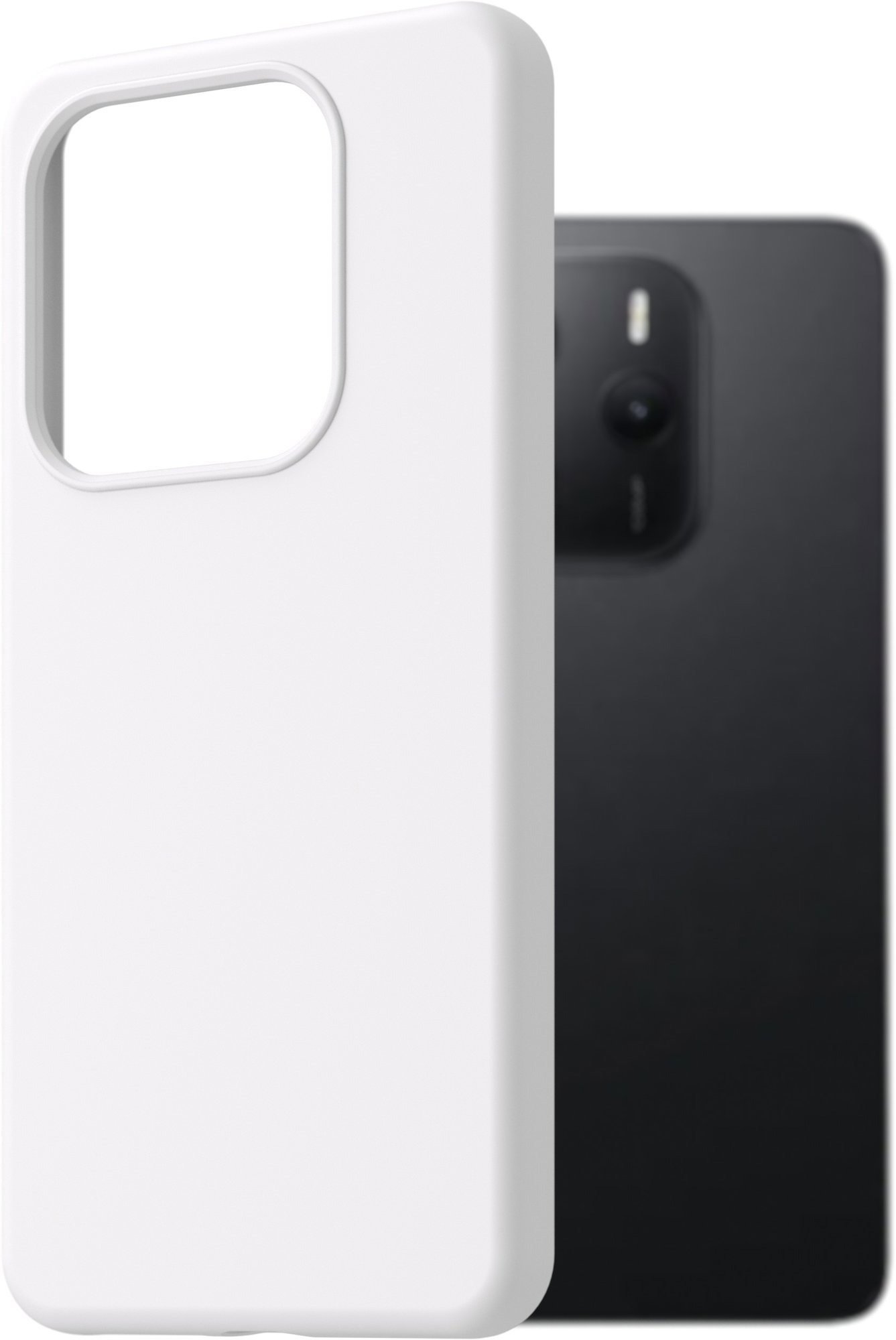 AlzaGuard Premium Silicone Case na Xiaomi Redmi Note 14 4G biely