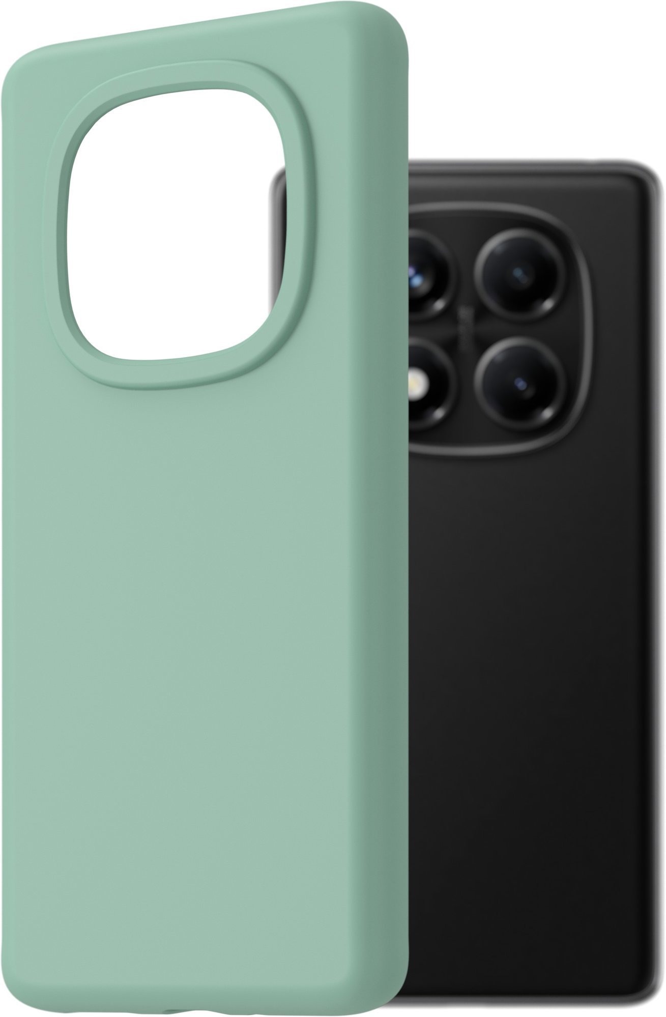 AlzaGuard Premium Silicone Case na Xiaomi Redmi Note 14 Pro 4G svetlozelený