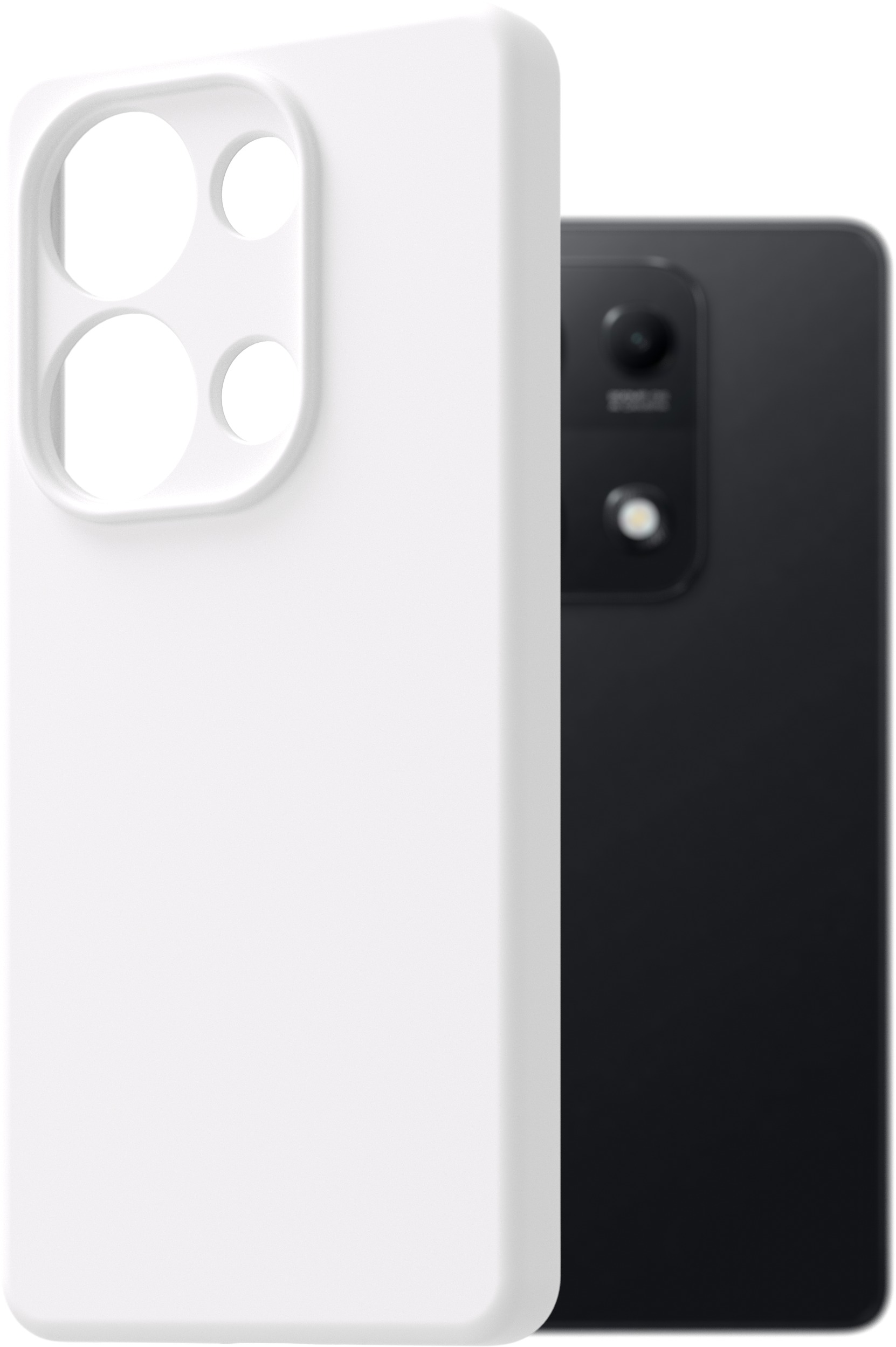 AlzaGuard Premium Silicone Case pre Xiaomi Redmi Note 14S biely