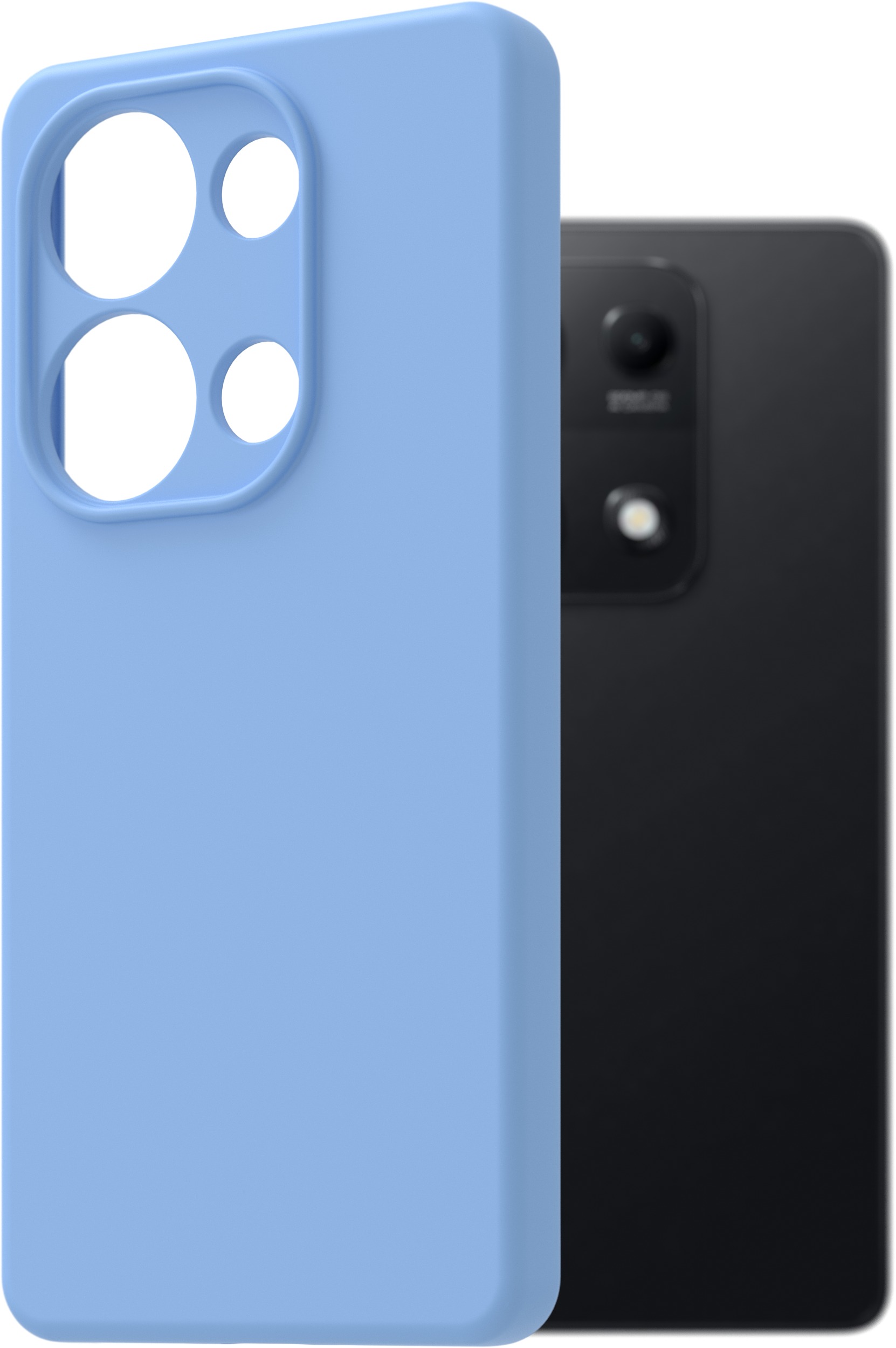 AlzaGuard Premium Silicone Case pre Xiaomi Redmi Note 14S svetlo modrý