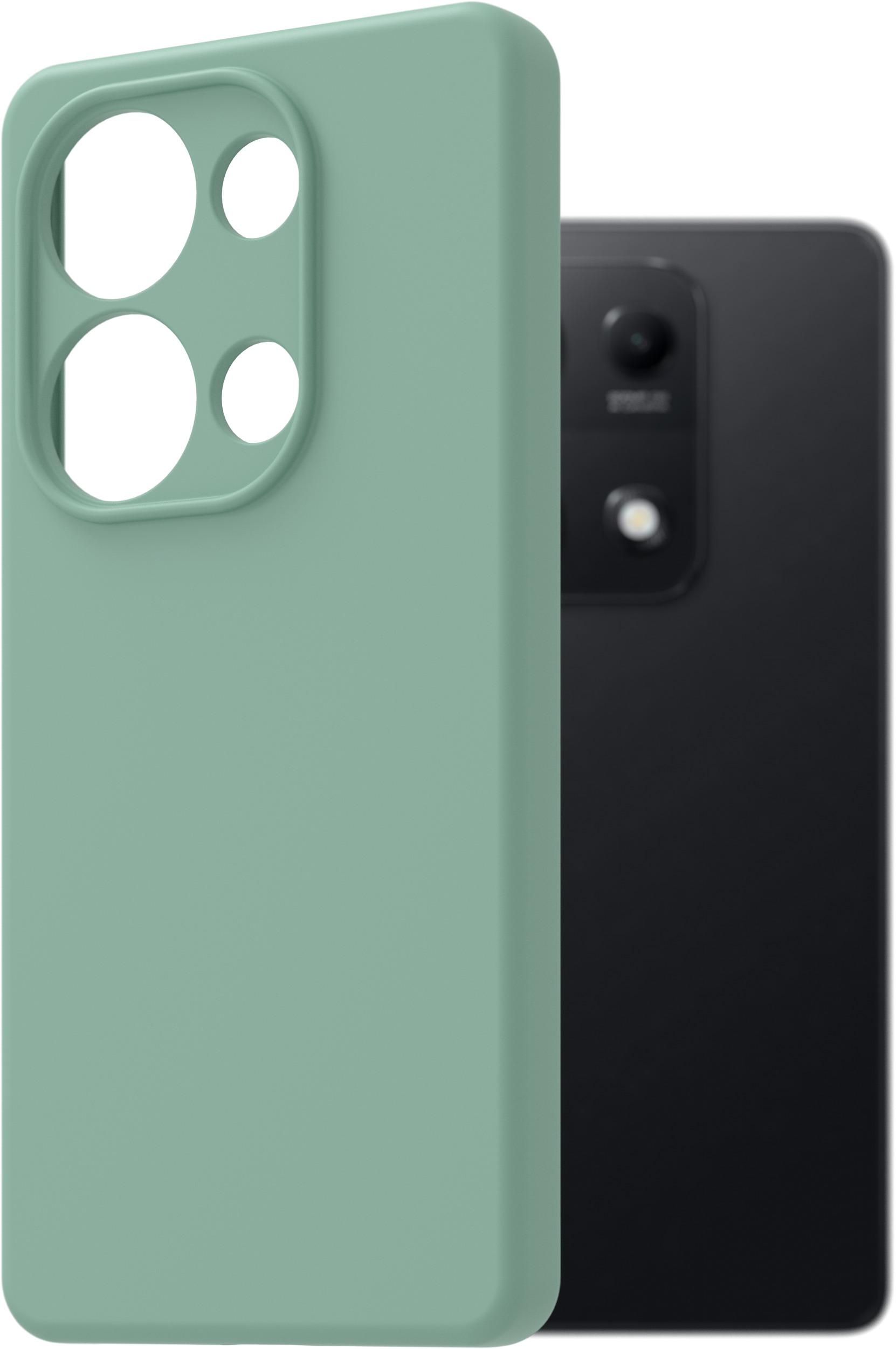 AlzaGuard Premium Silicone Case pre Xiaomi Redmi Note 14S svetlo zelený