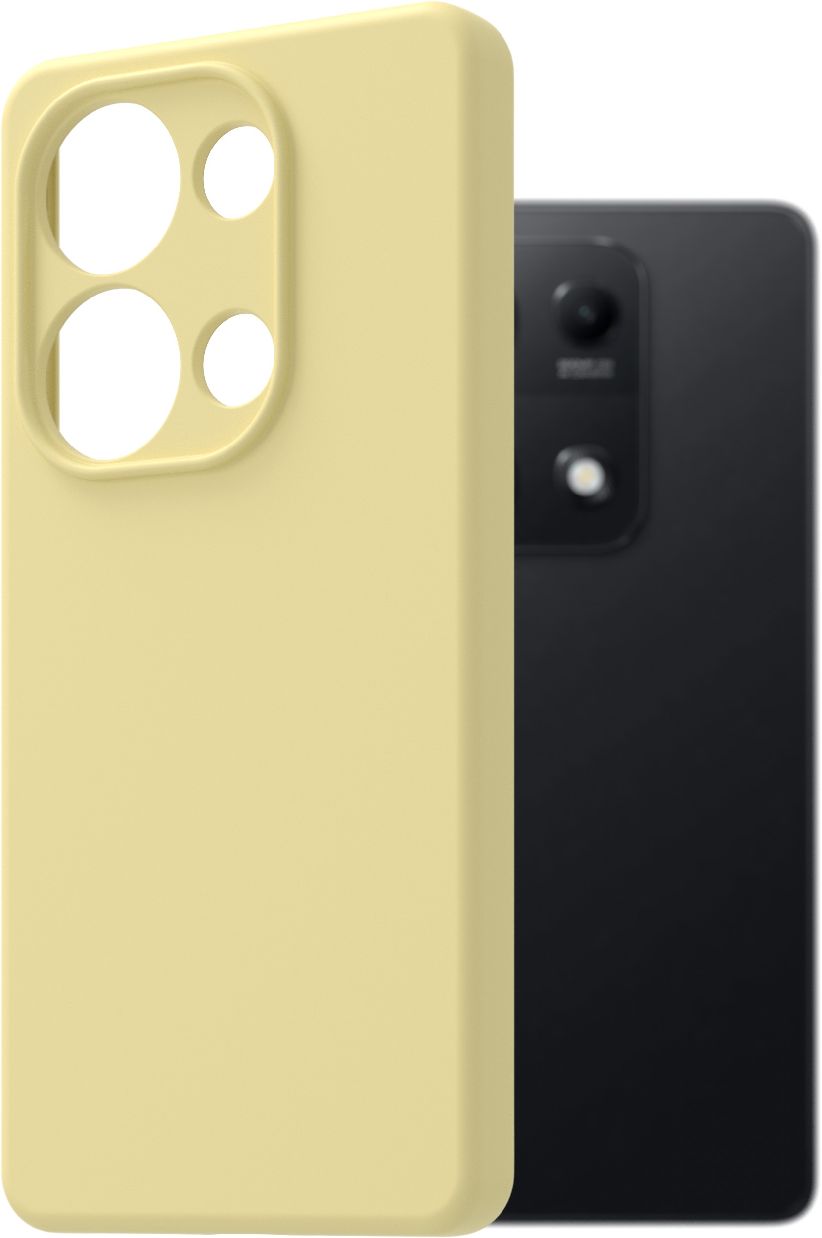 AlzaGuard Premium Silicone Case pre Xiaomi Redmi Note 14S žltý