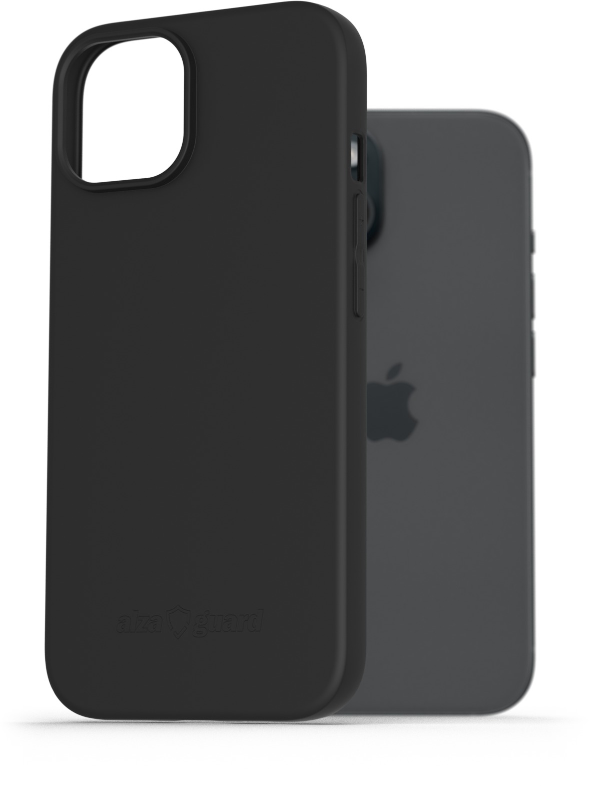 AlzaGuard Matte TPU Case pre iPhone 15 čierny