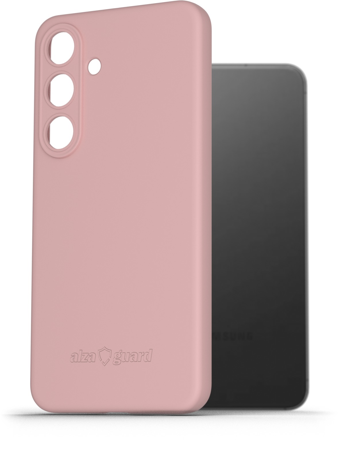 AlzaGuard Matte TPU Case na Samsung Galaxy S24 ružový