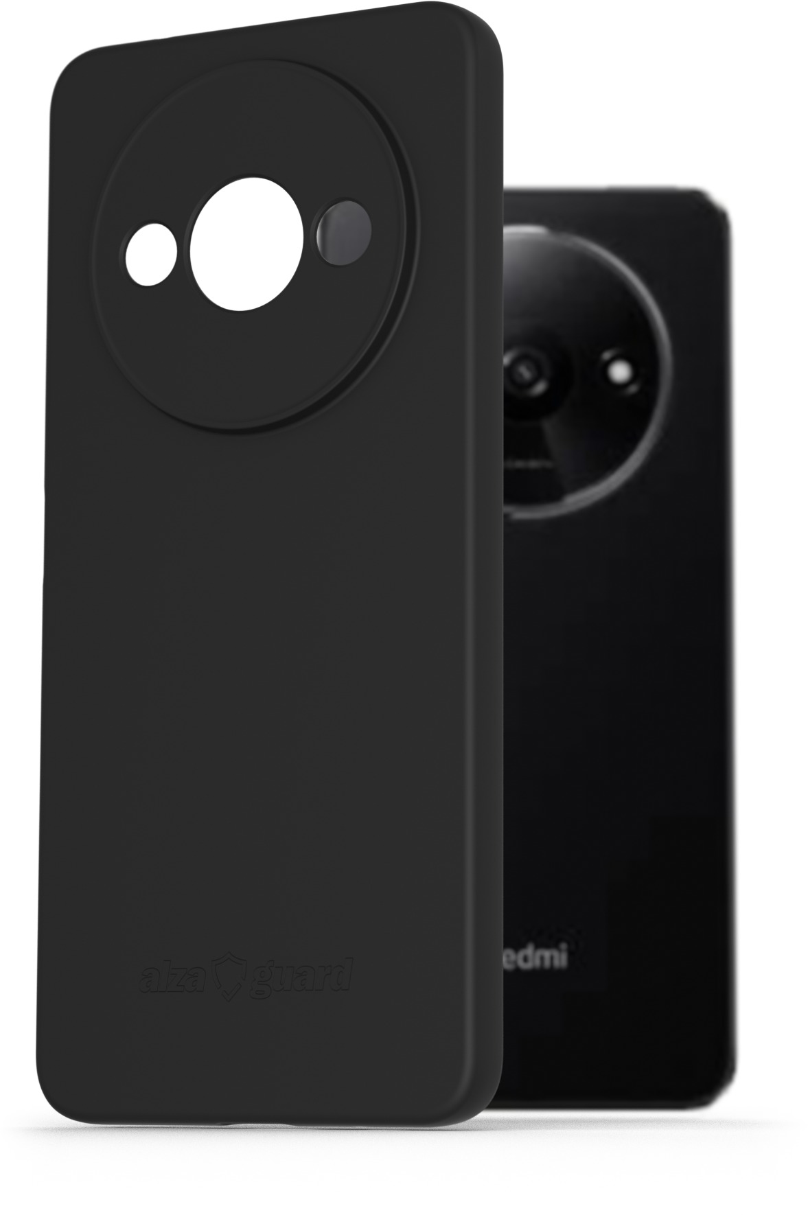 AlzaGuard Matte TPU Case na Xiaomi Redmi A3 čierny