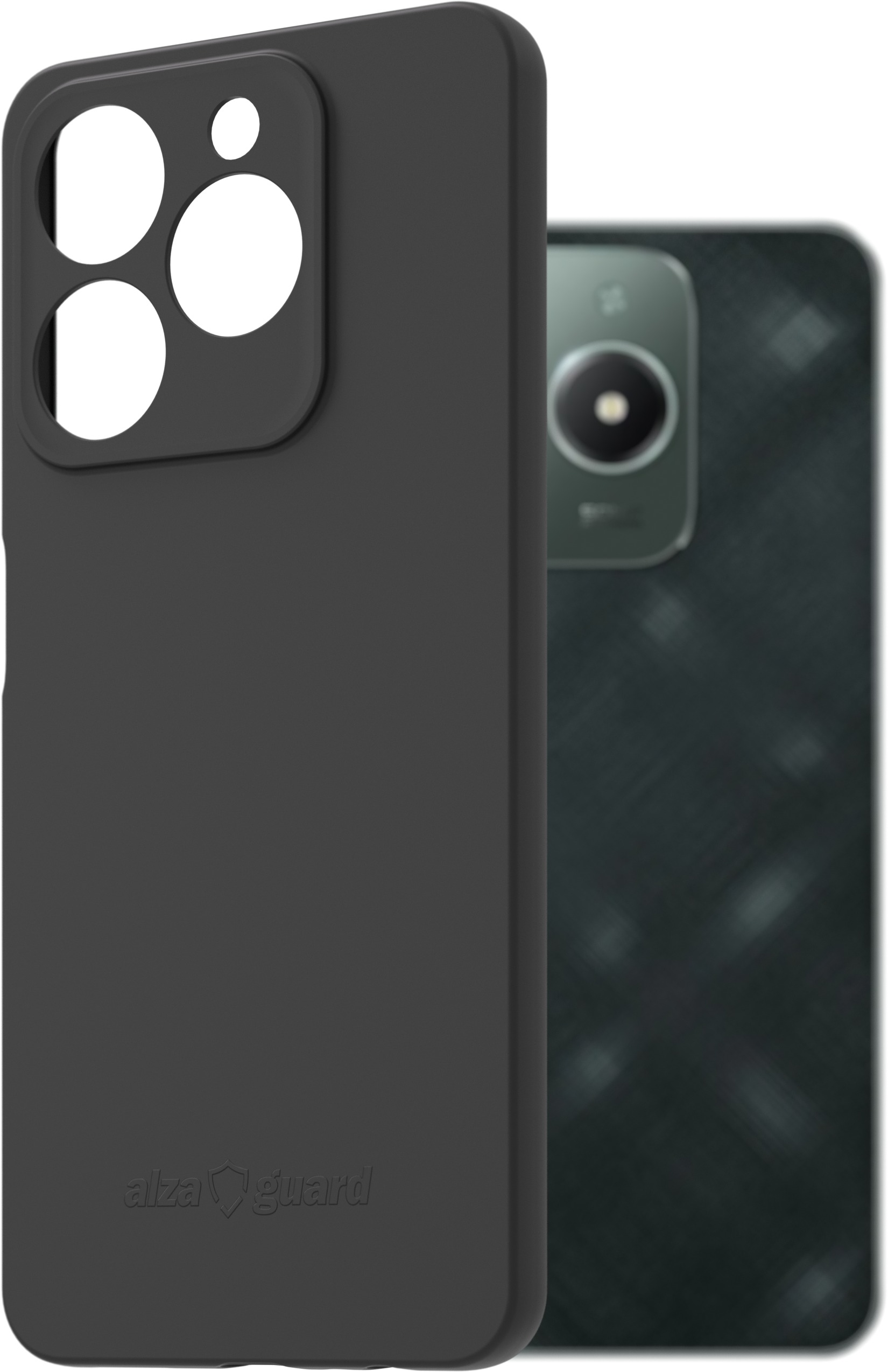 AlzaGuard Matte TPU Case pre Realme C61 4G čierny