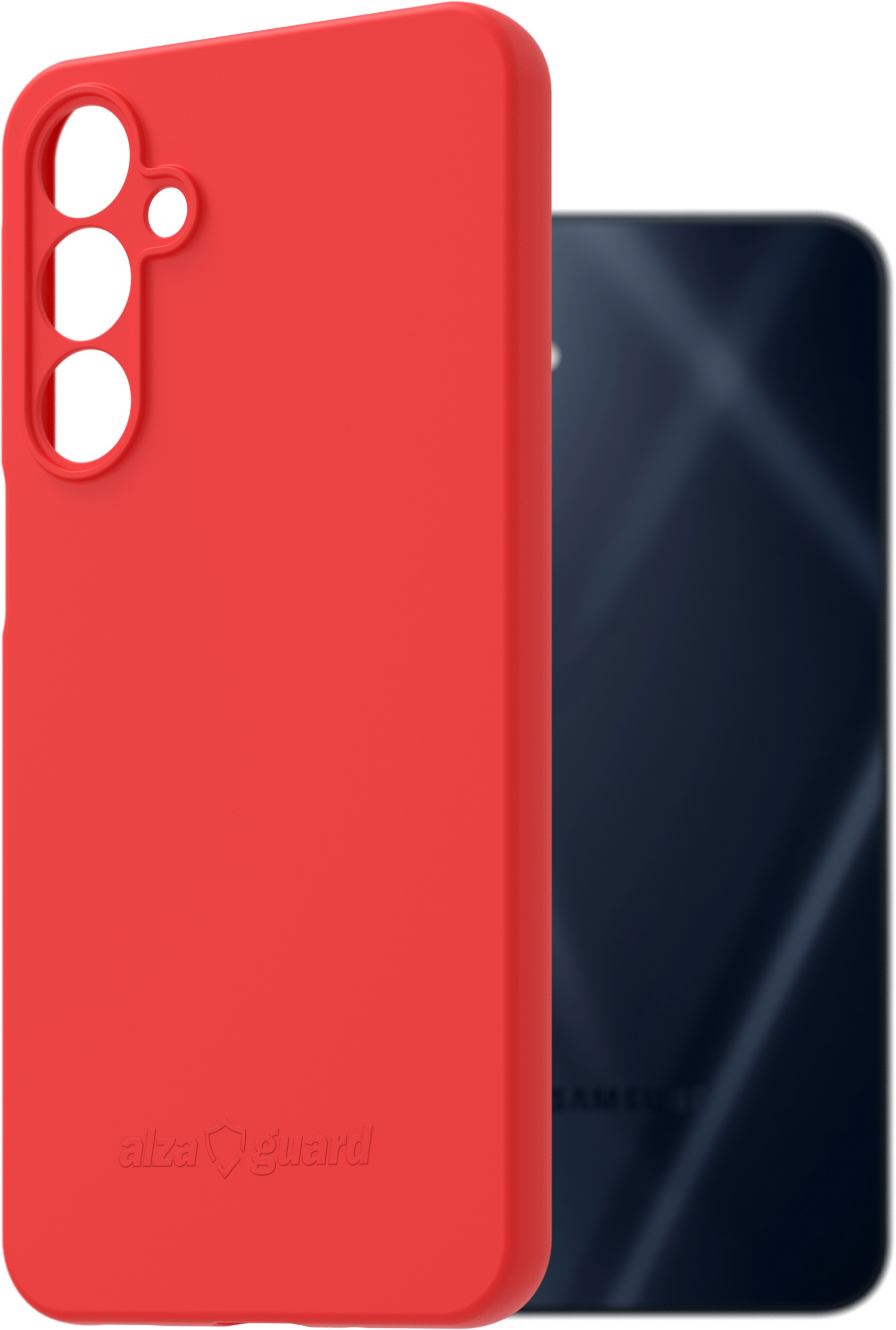 AlzaGuard Matte TPU Case pre Samsung Galaxy A16 červený