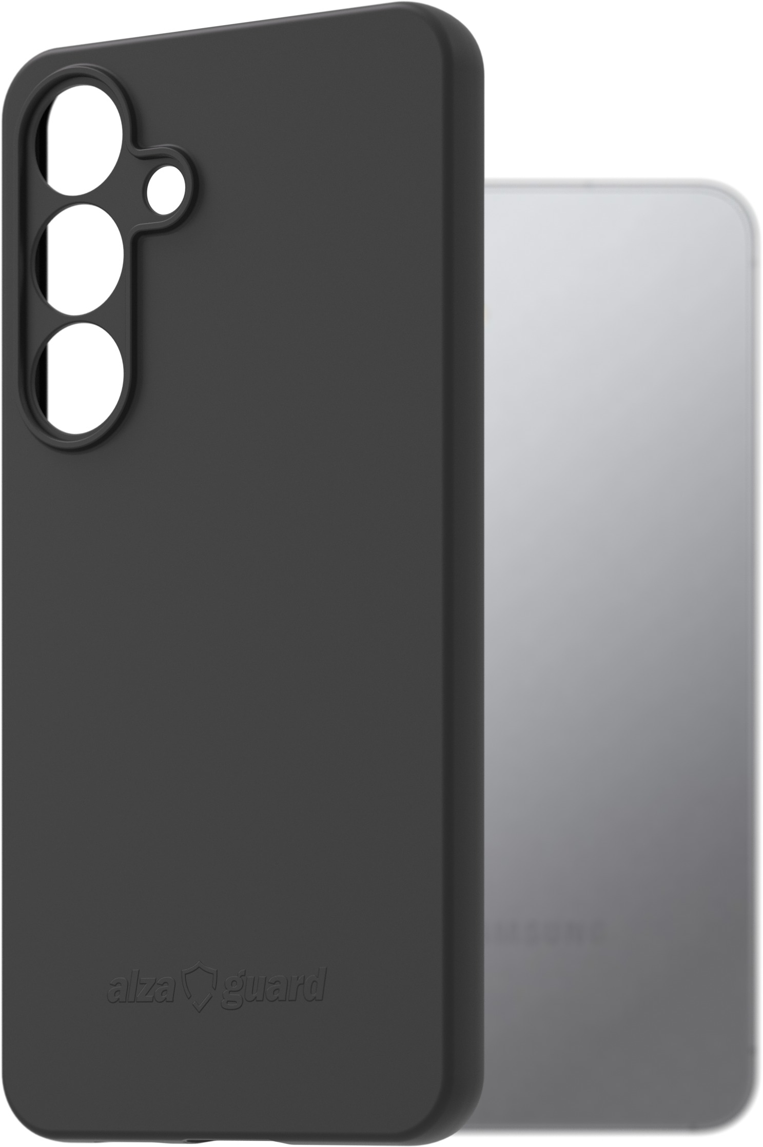 AlzaGuard Matte TPU Case pre Samsung Galaxy S25 čierny