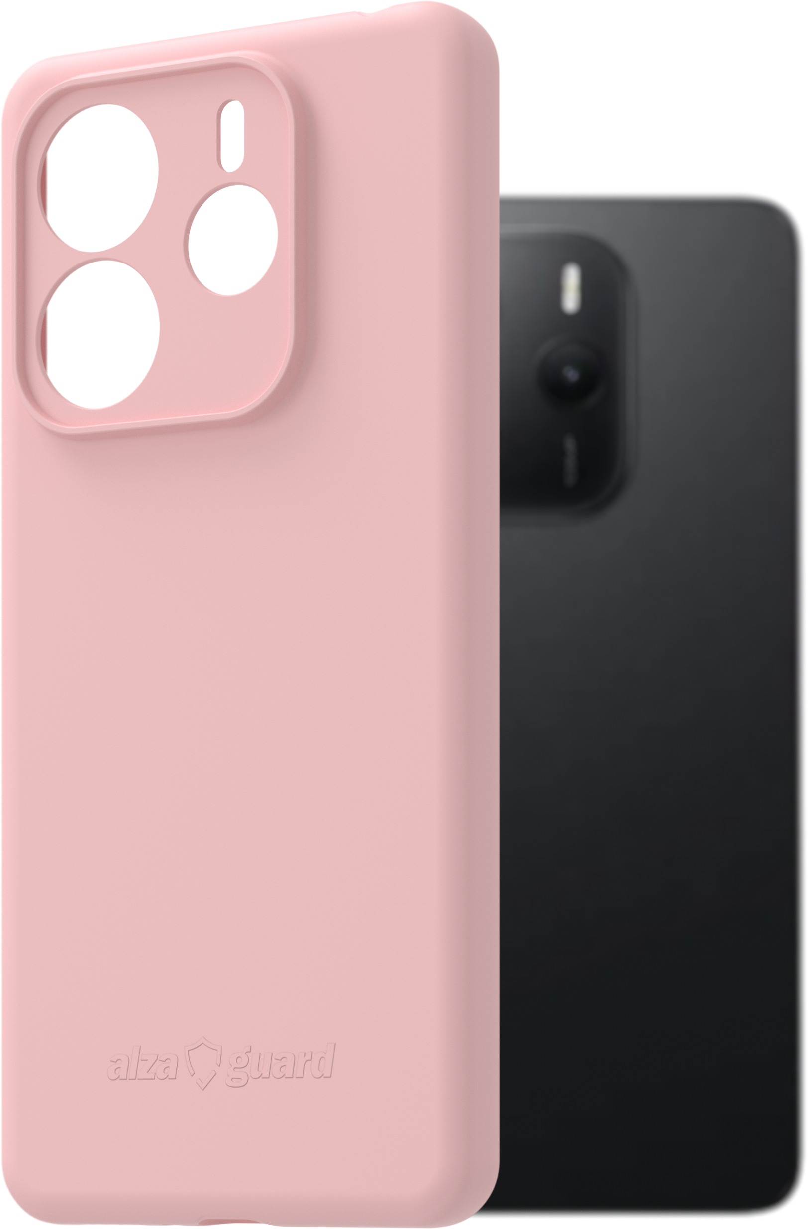 AlzaGuard Matte TPU Case na Xiaomi Redmi Note 14 ružový