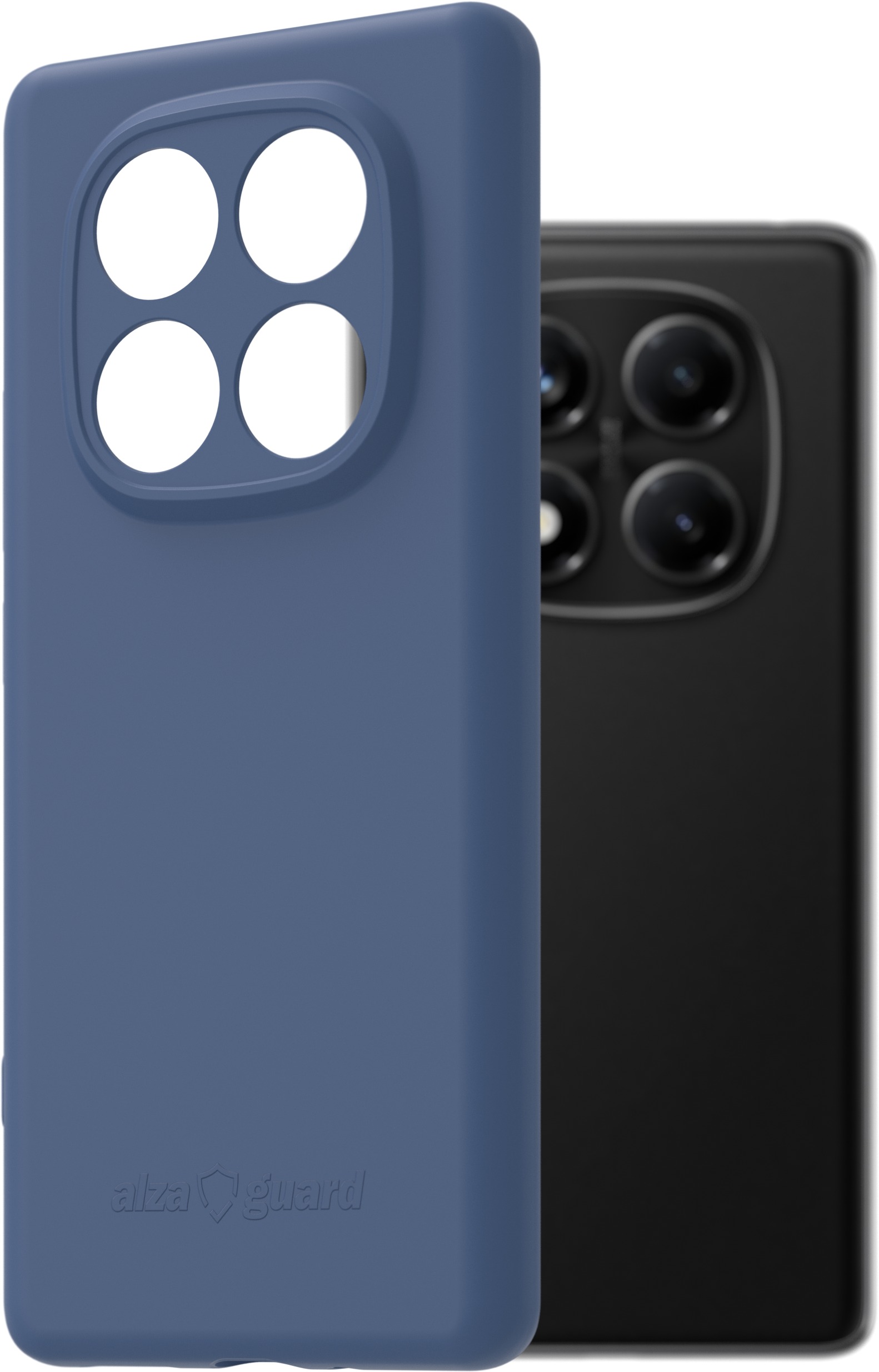 AlzaGuard Matte TPU Case pre Xiaomi Redmi Note 14 Pro modrý