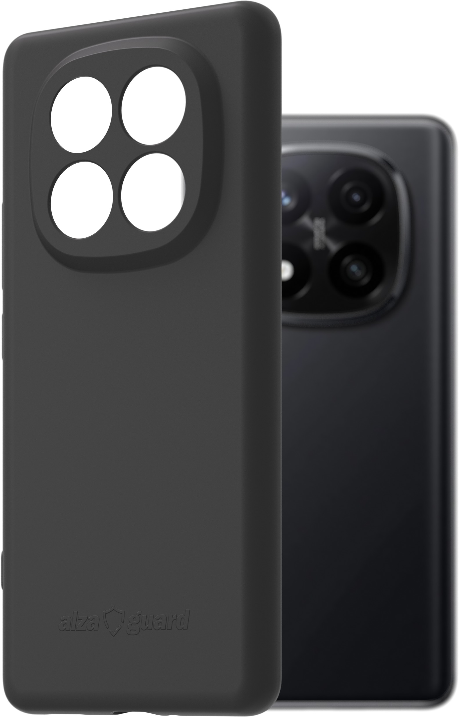 AlzaGuard Matte TPU Case pre Xiaomi Redmi Note 14 Pro+ čierny