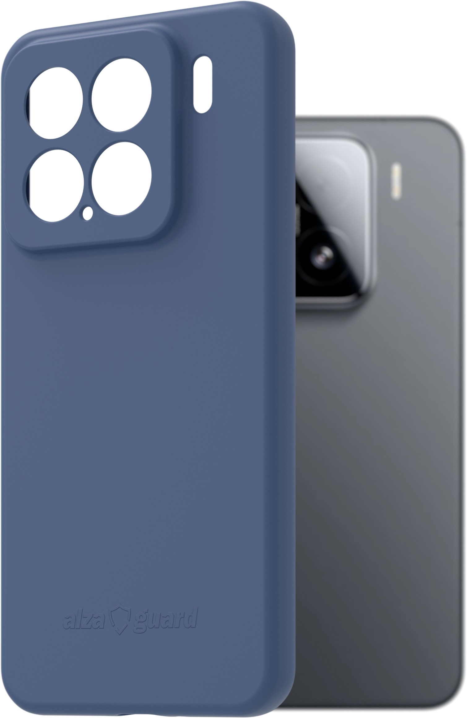 AlzaGuard Matte TPU Case na Xiaomi 15 modrý