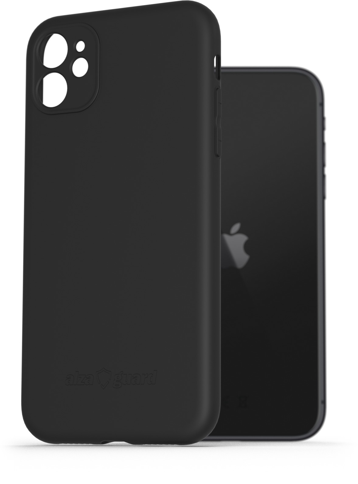 AlzaGuard Matte TPU Case na iPhone 11 čierny
