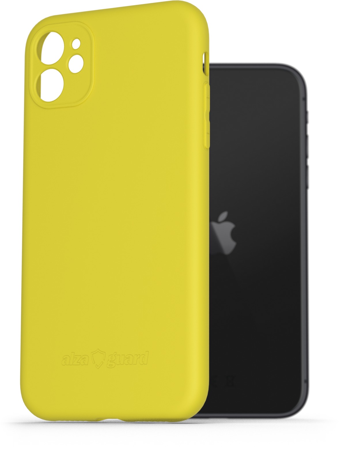 AlzaGuard Matte TPU Case na iPhone 11 žltý