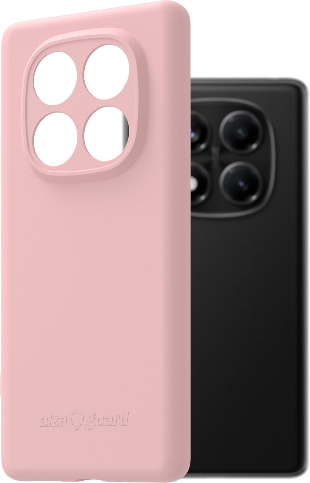 AlzaGuard Matte TPU Case na Xiaomi Redmi Note 14 Pro 4G ružový