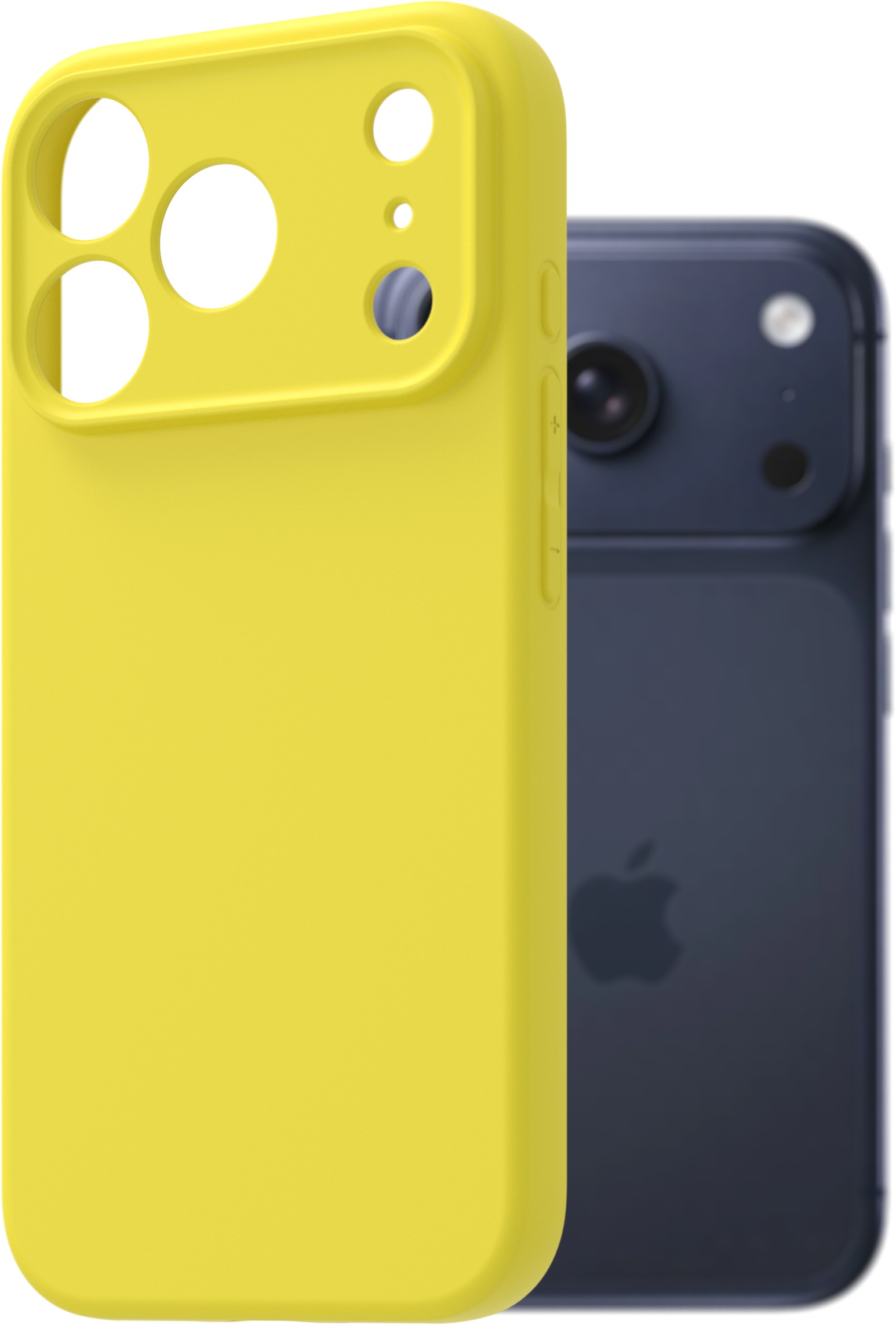 AlzaGuard Matte TPU Case pre iPhone 17 Pro žltý
