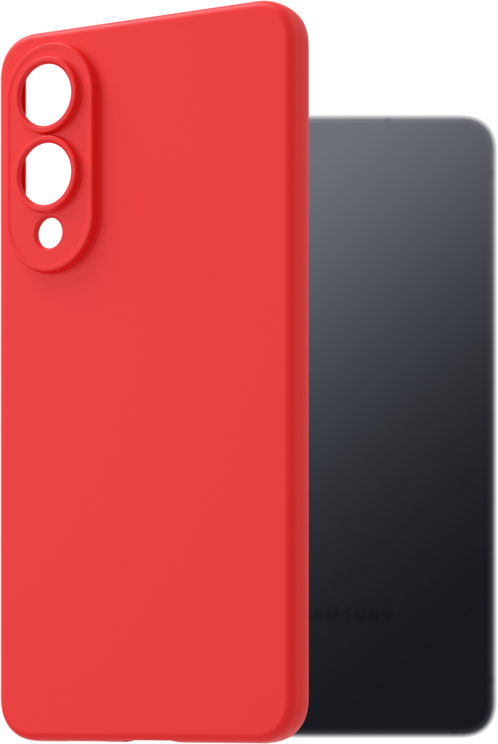 AlzaGuard Matte TPU Case pre Samsung Galaxy S25 Edge červený