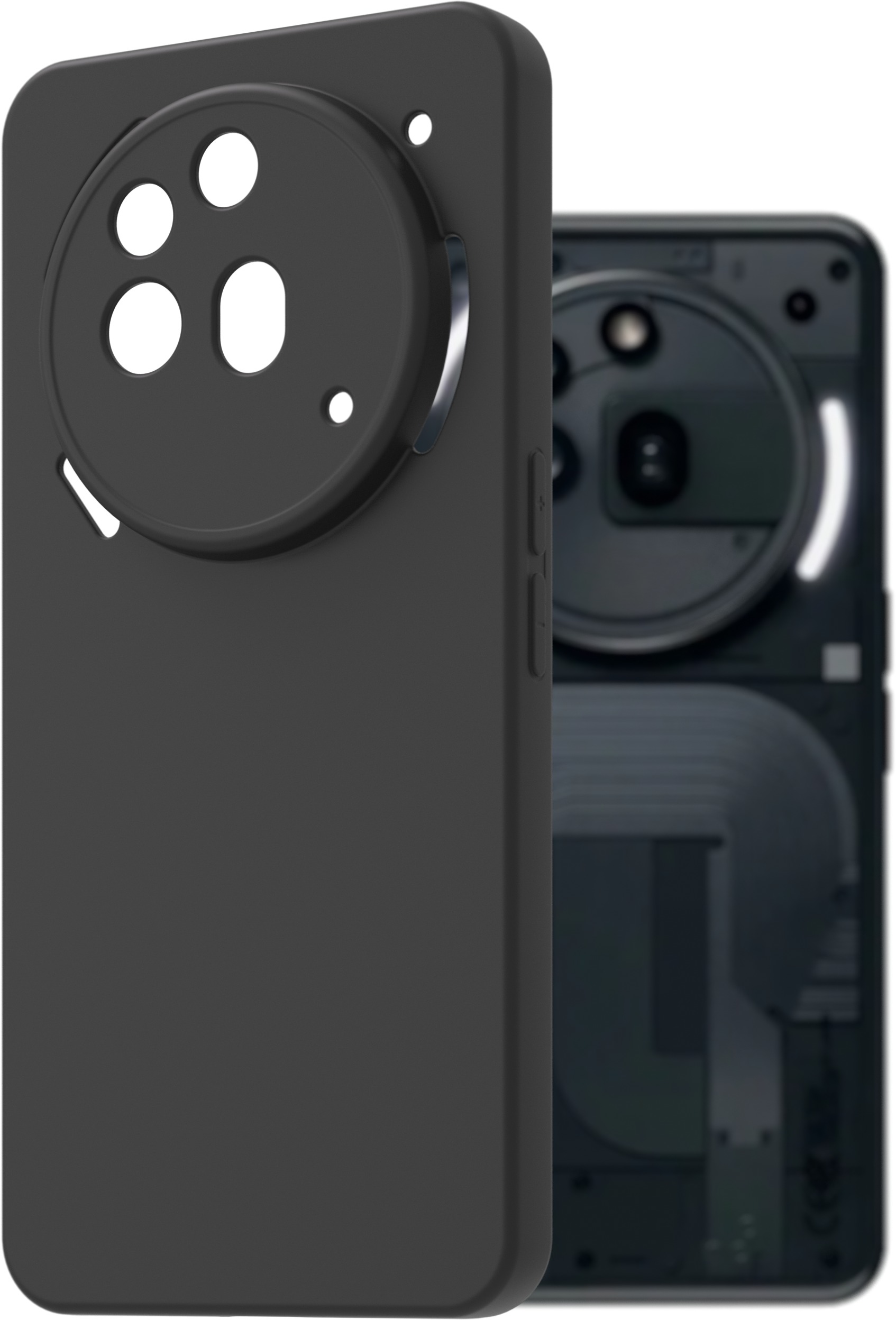 AlzaGuard Matte TPU Case pre Nothing Phone (3a) Pro čierny
