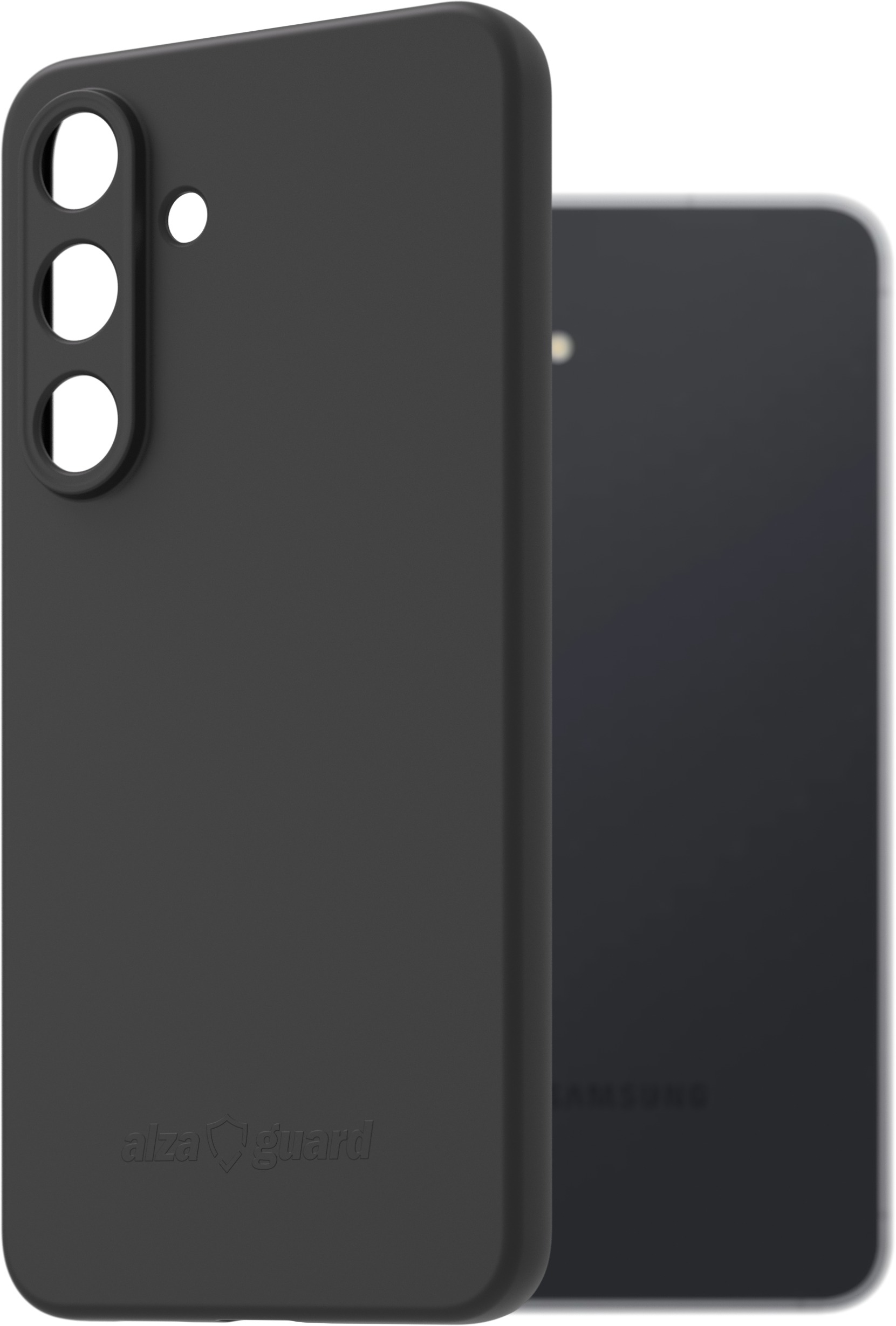 AlzaGuard Matte TPU Case pre Samsung Galaxy S25 FE čierny