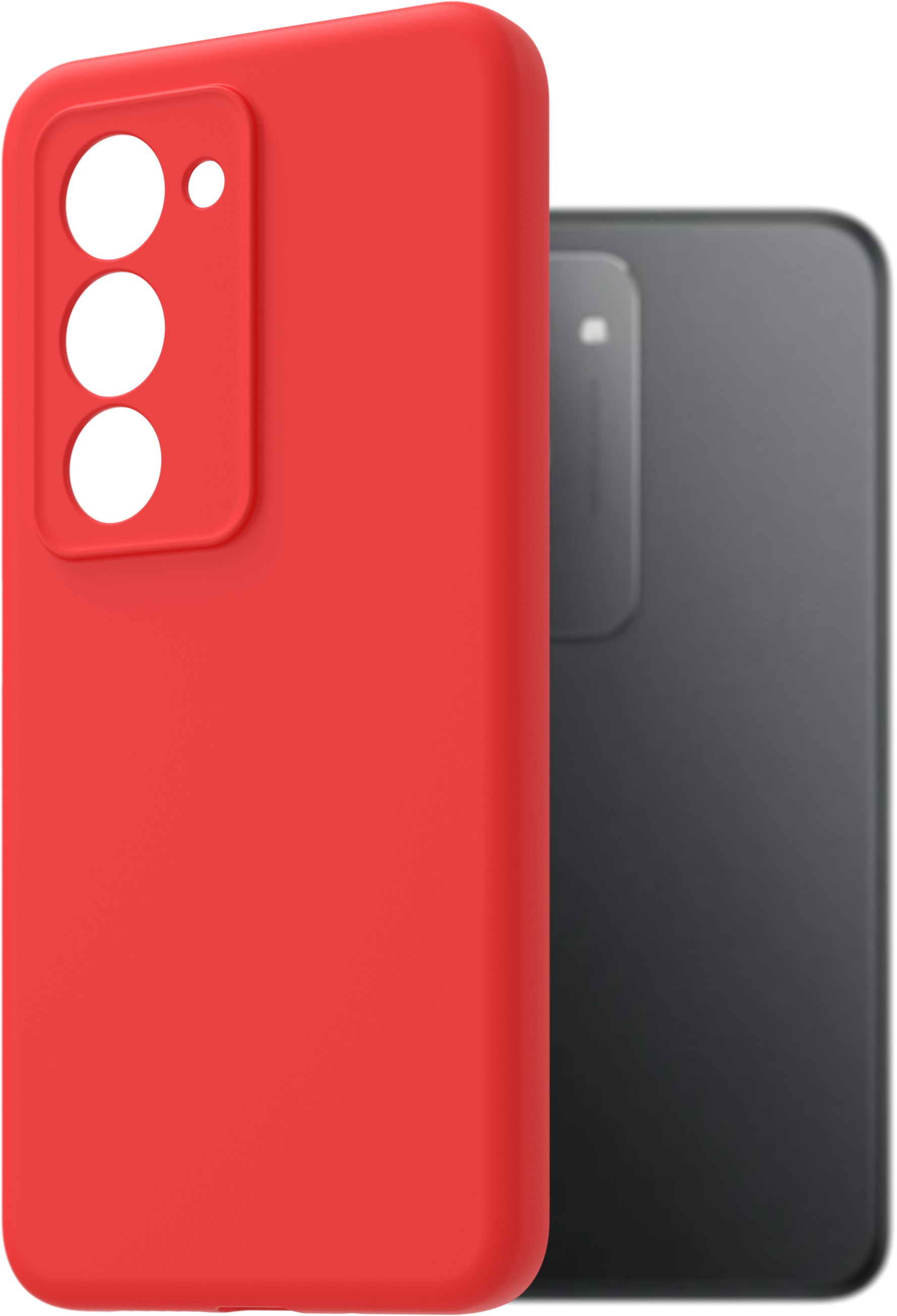 AlzaGuard Matte TPU Case pre Xiaomi Redmi 15 červený