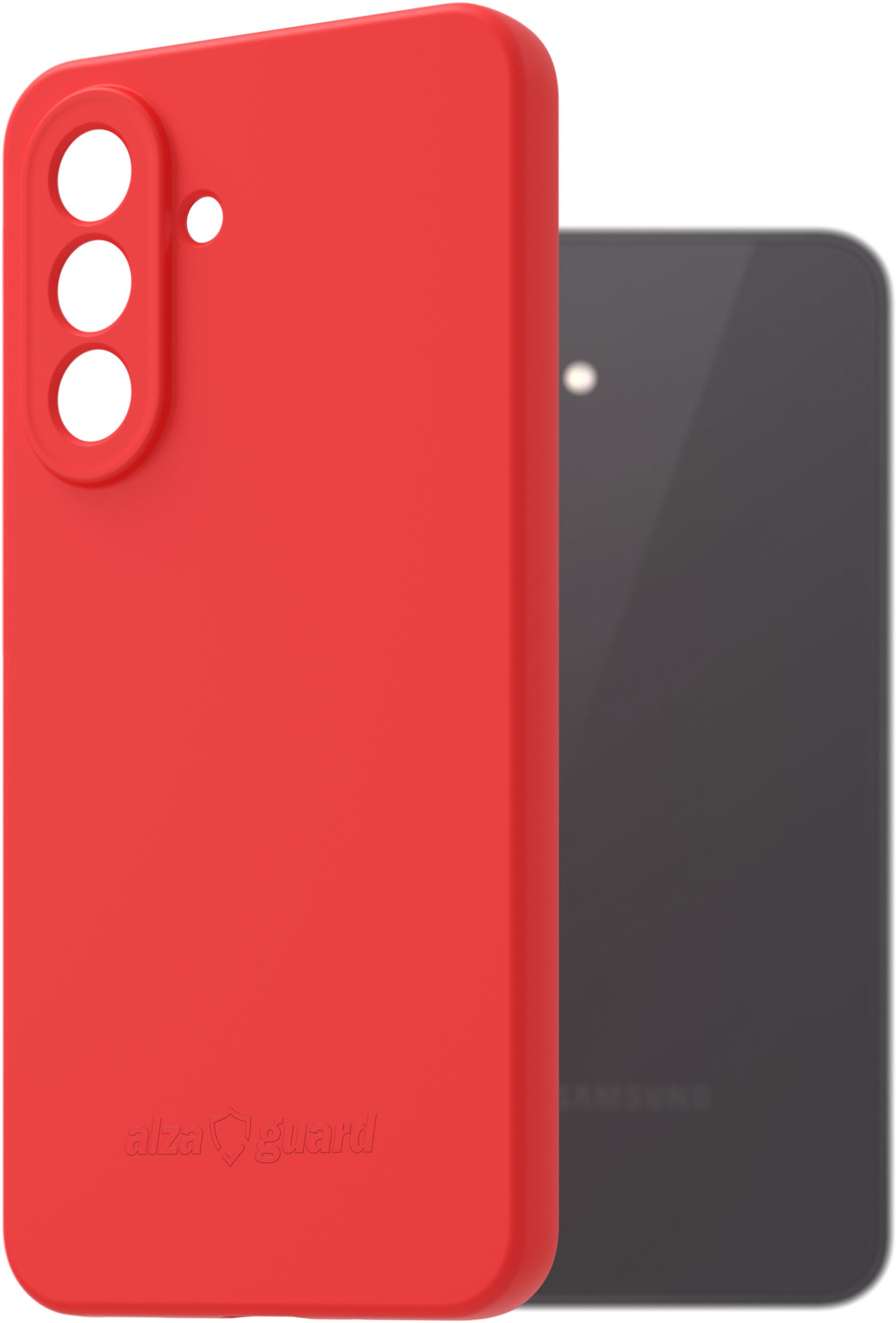 AlzaGuard Matte TPU Case pre Samsung Galaxy A27 červené