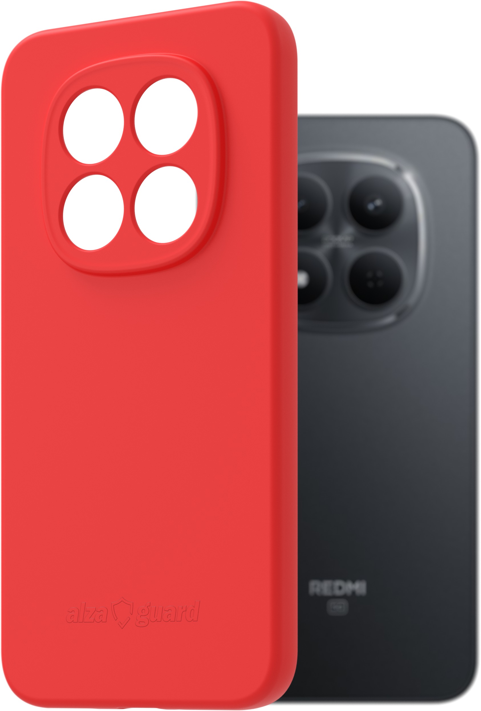 AlzaGuard Matte TPU Case pre Xiaomi Redmi Note 15 Pro 5G červené