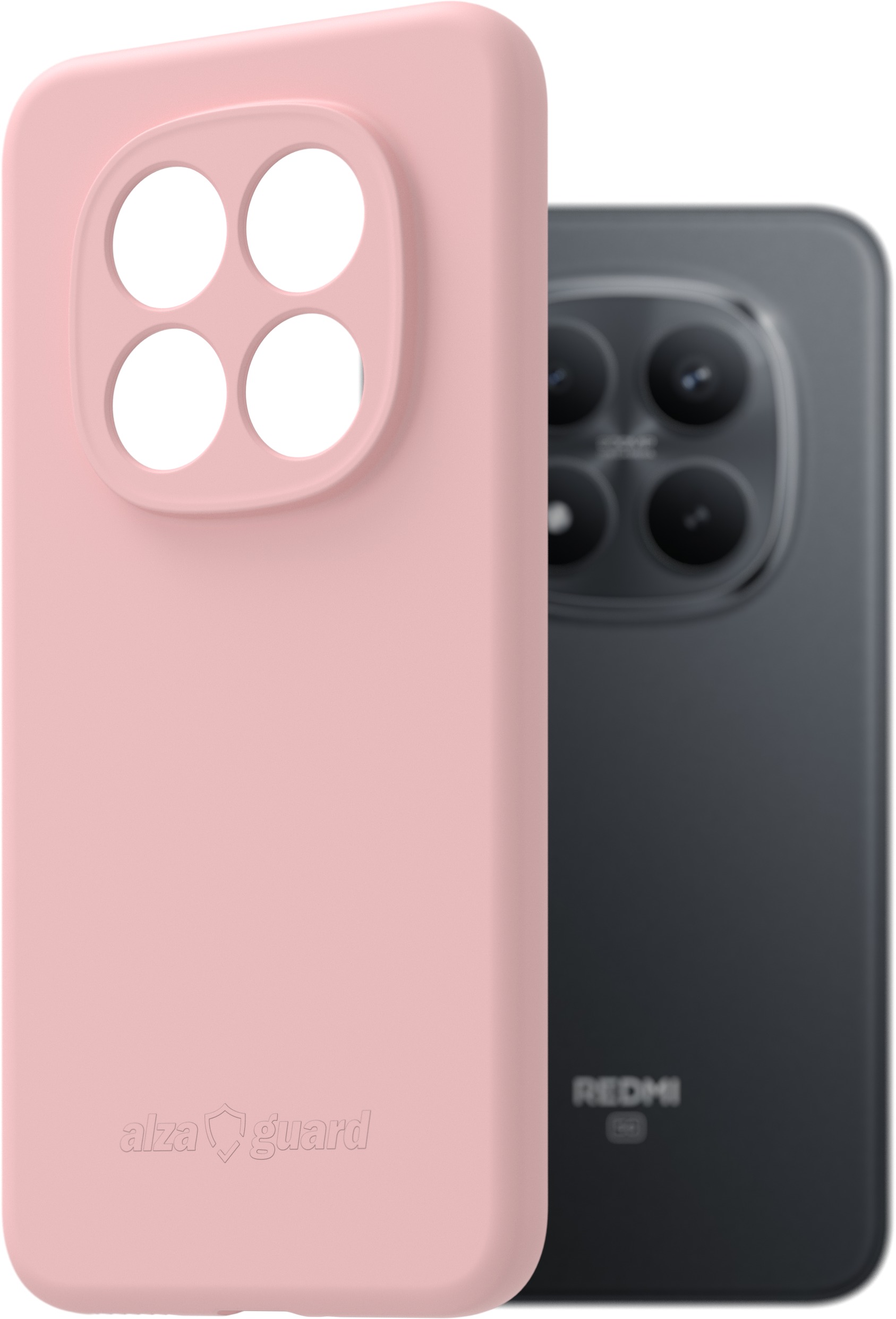 AlzaGuard Matte TPU Case pre Xiaomi Redmi Note 15 Pro+ ružové