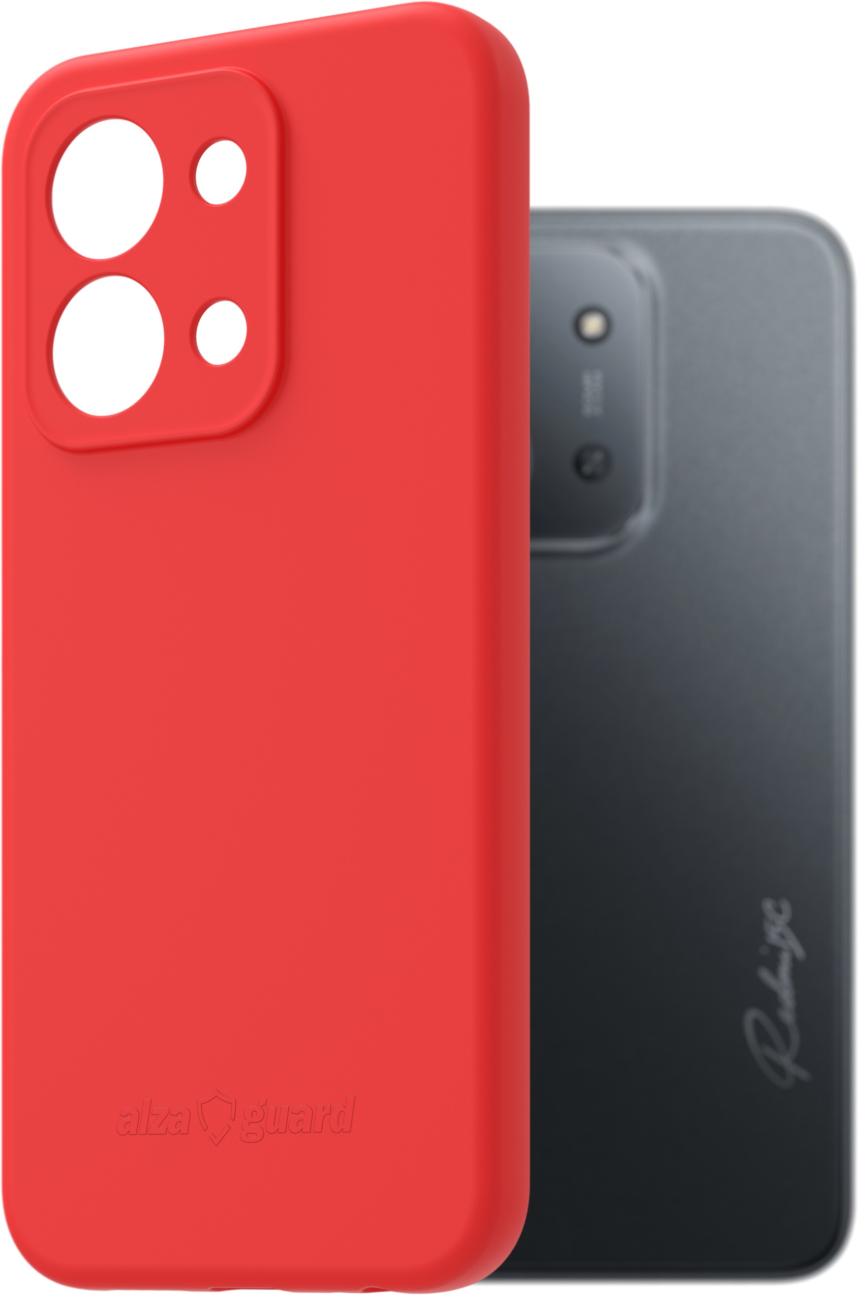 AlzaGuard Matte TPU Case pre Xiaomi Redmi 15C 4G/5G, POCO C85 5G/4G červený