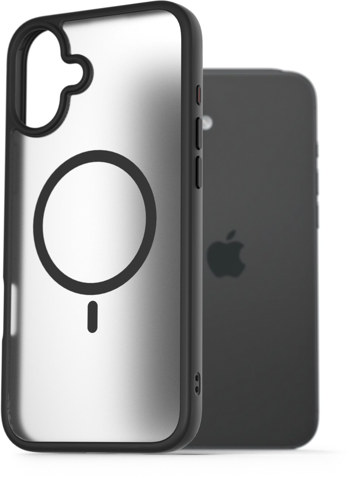 AlzaGuard Matte Case Compatible with Magsafe na iPhone 16 Plus čierny