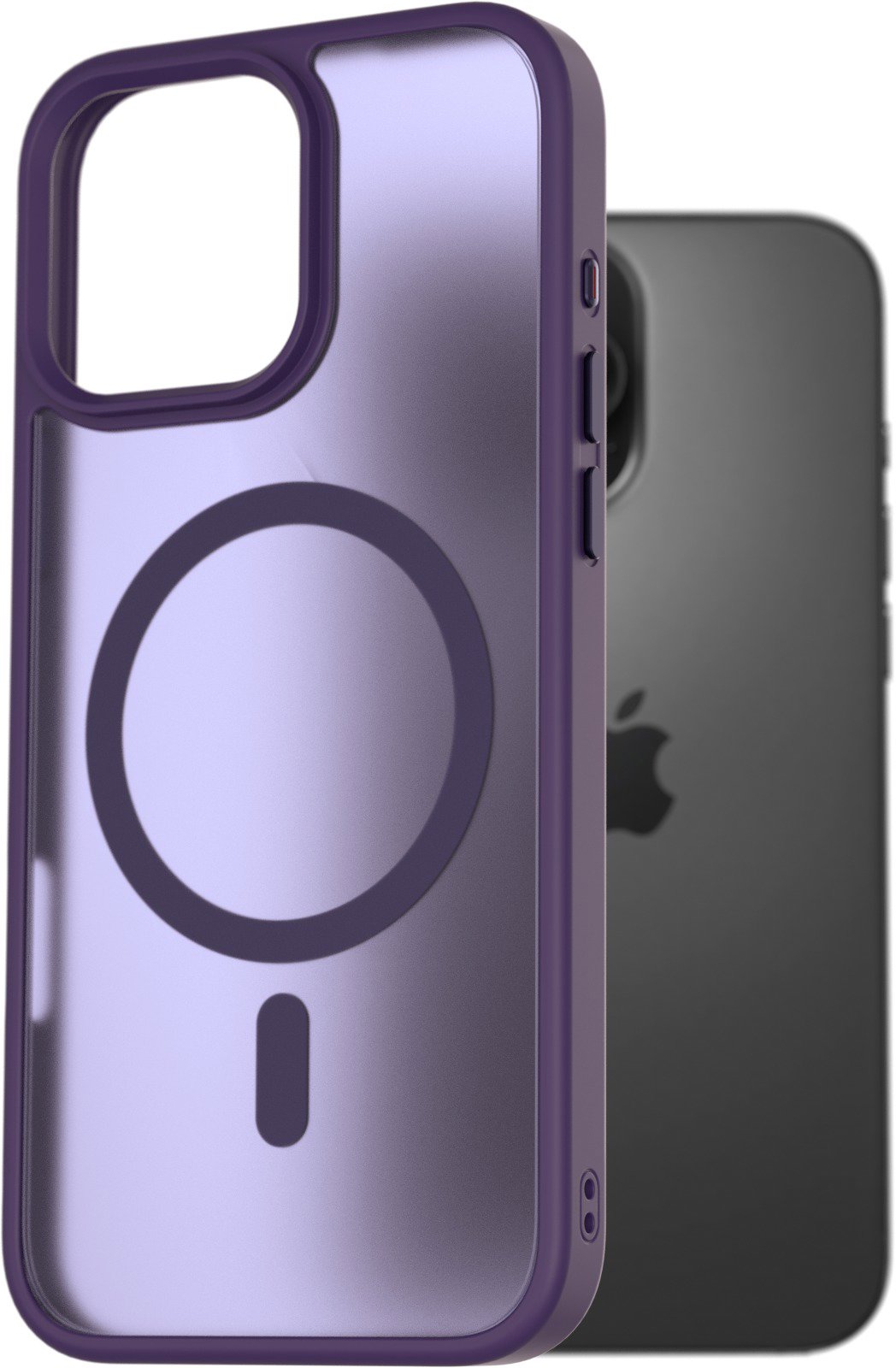 AlzaGuard Matte Case Compatible with Magsafe na iPhone 16 Pro Max tmavofialový