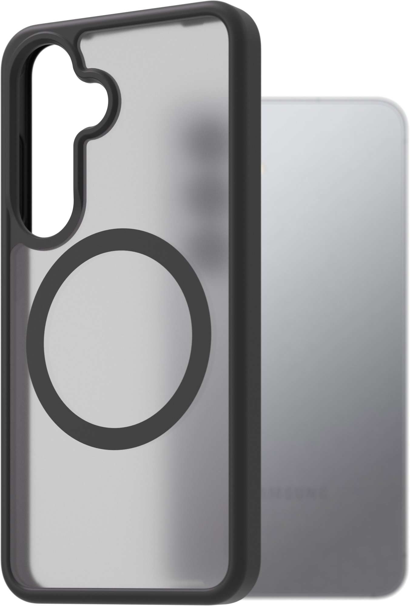 AlzaGuard Matte Case Compatible with Magsafe na Samsung Galaxy S25 čierny