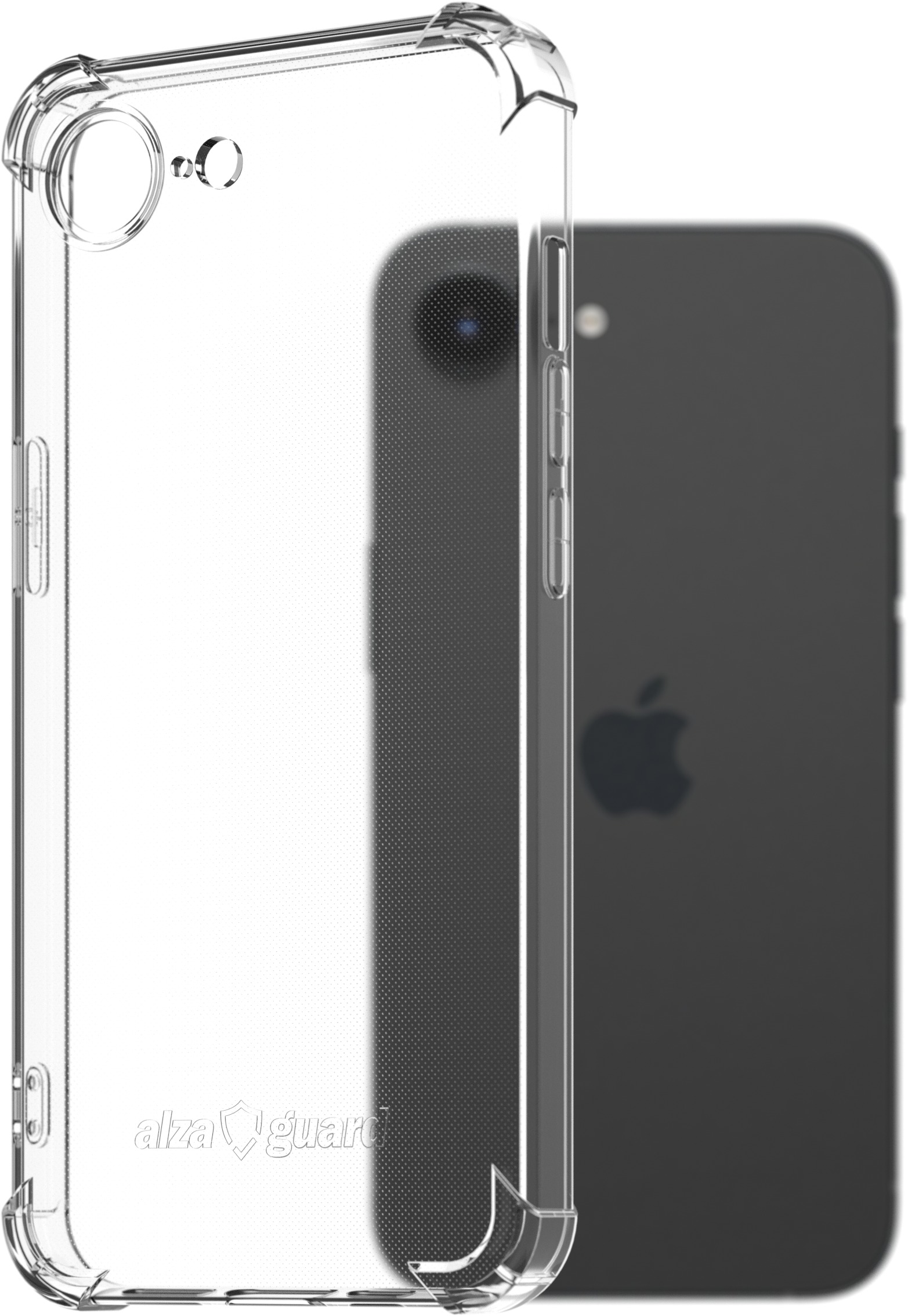 AlzaGuard Shockproof Case pre iPhone 16e / 17e číry