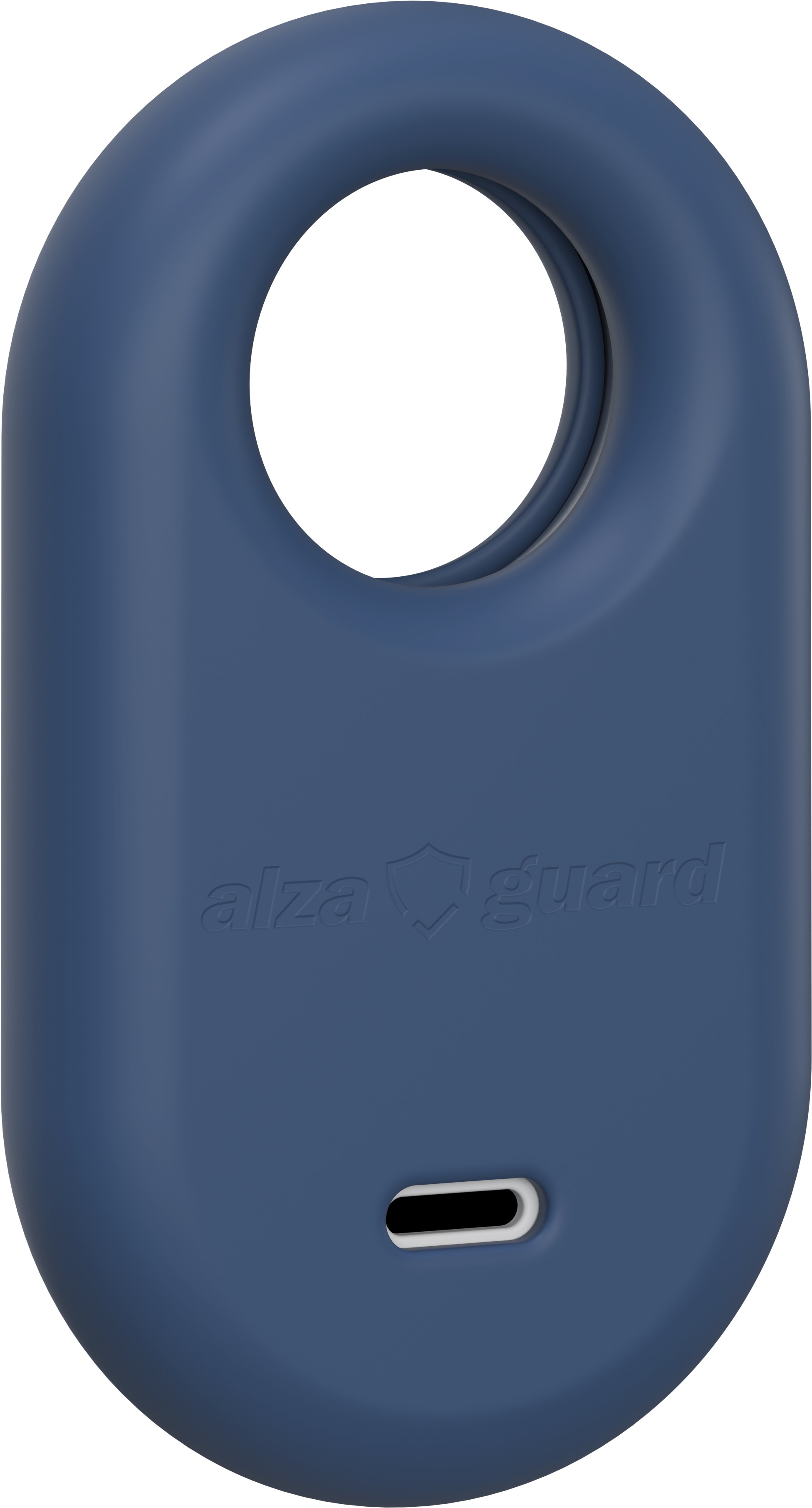 AlzaGuard Silicone Keychain pre Samsung SmartTag 2 – modré