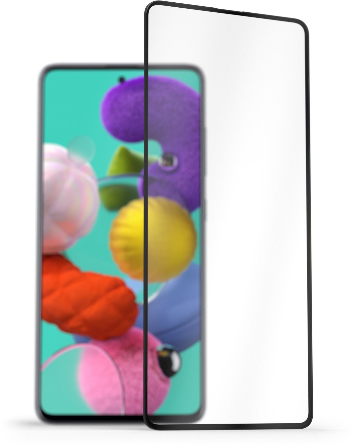 AlzaGuard 2.5D FullCover Glass Protector na Samsung Galaxy A51 čierny