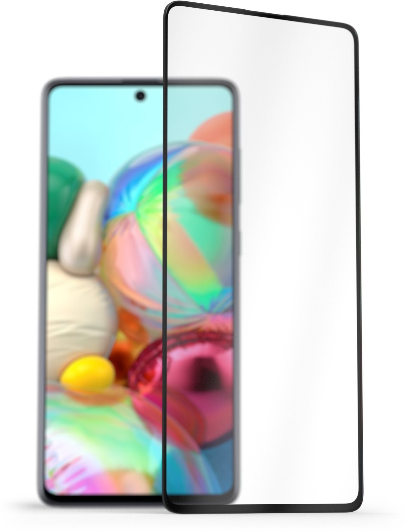 AlzaGuard 2.5D FullCover Glass Protector na Samsung Galaxy A71 čierny