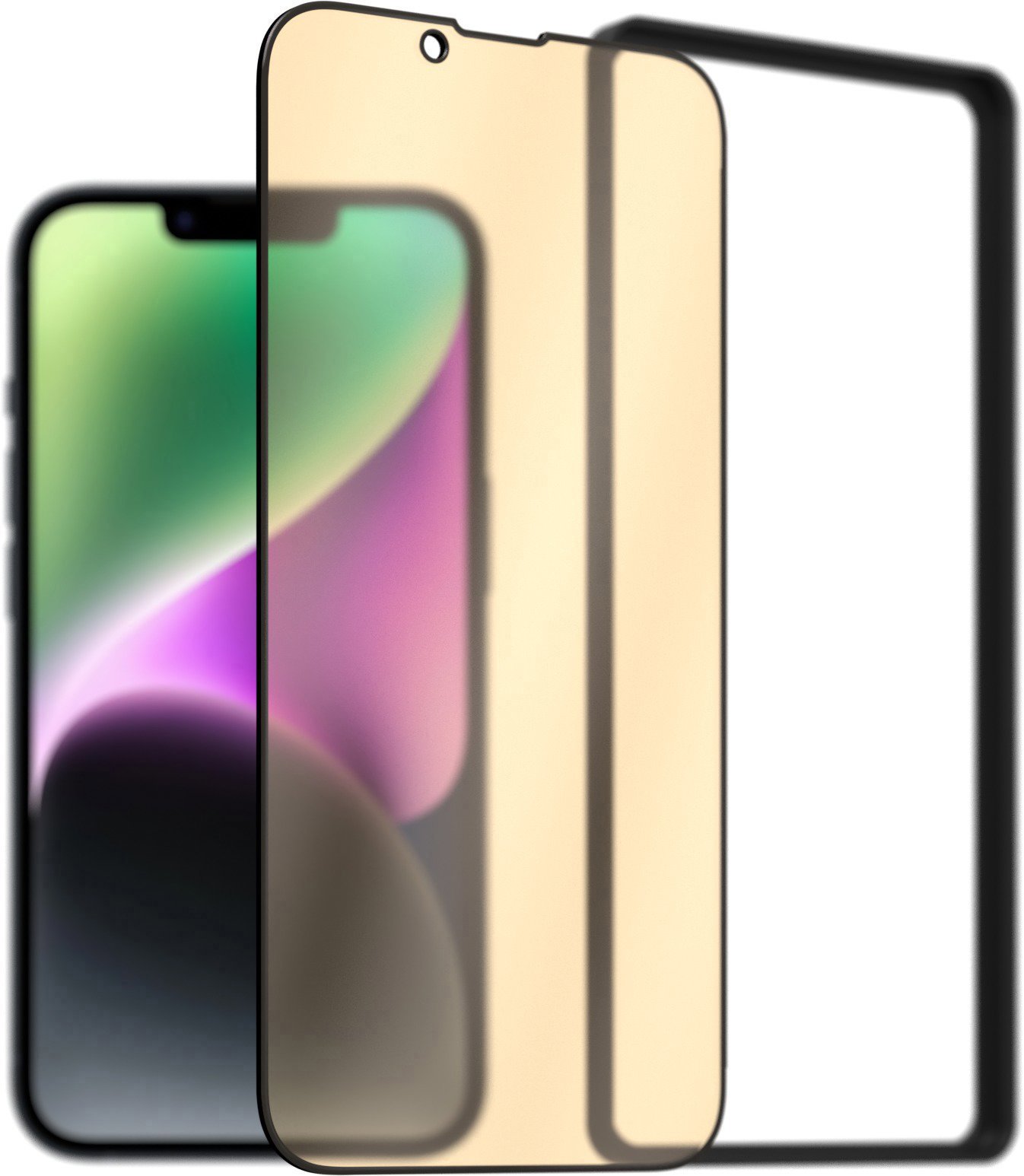 AlzaGuard 2.5D Quantum Eye Care Glass Protector pre iPhone 13 / 13 Pro / 14 / 16e / 17e s rámčekom